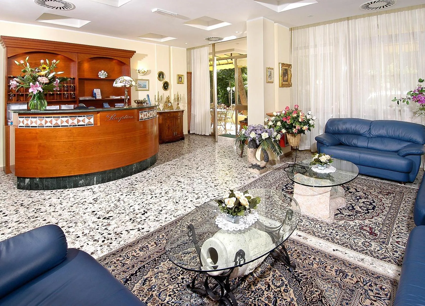 Lobby or reception in Hotel Cristina Hospitality Centrale