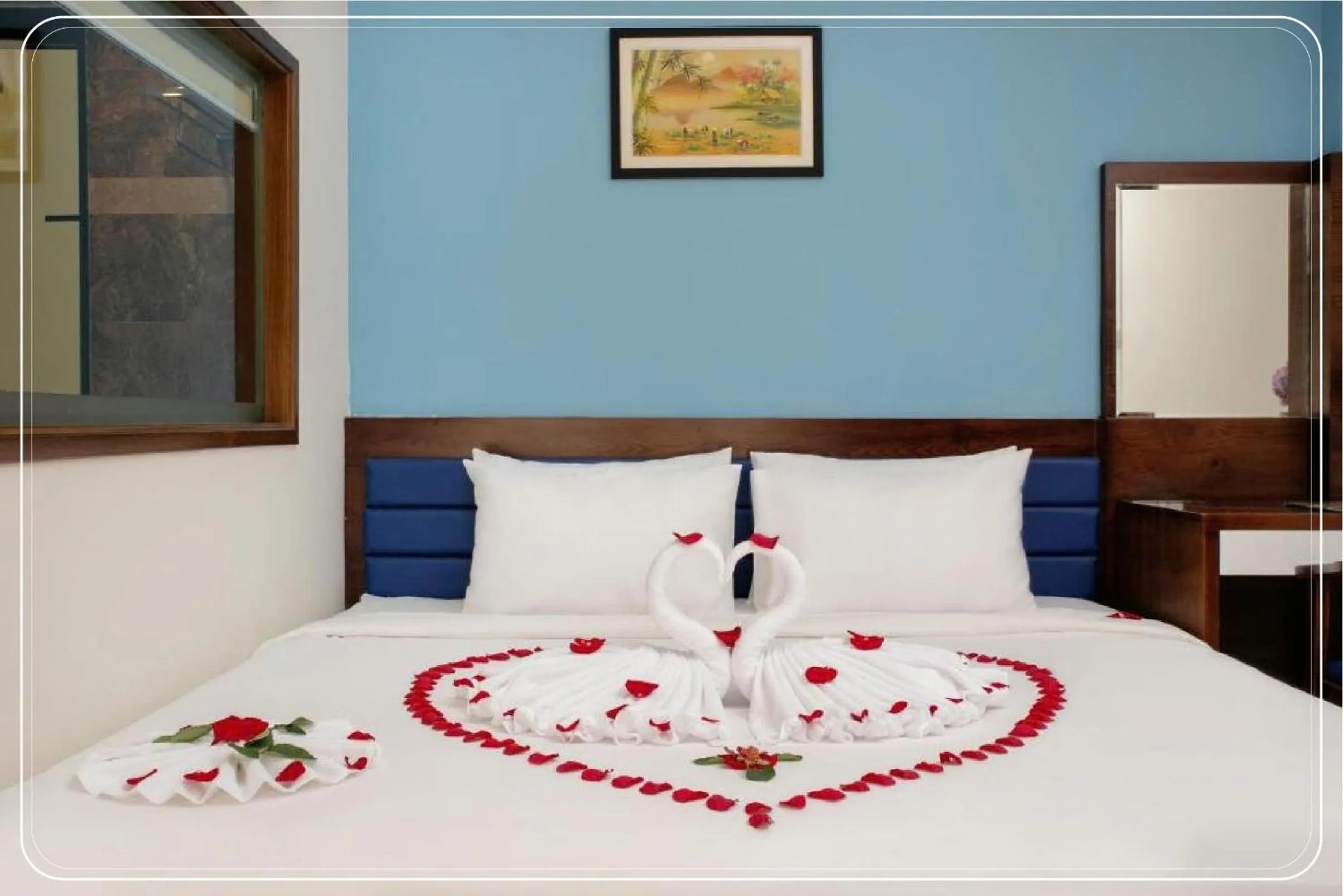 Bed in Grand Ngoc Bich hotel