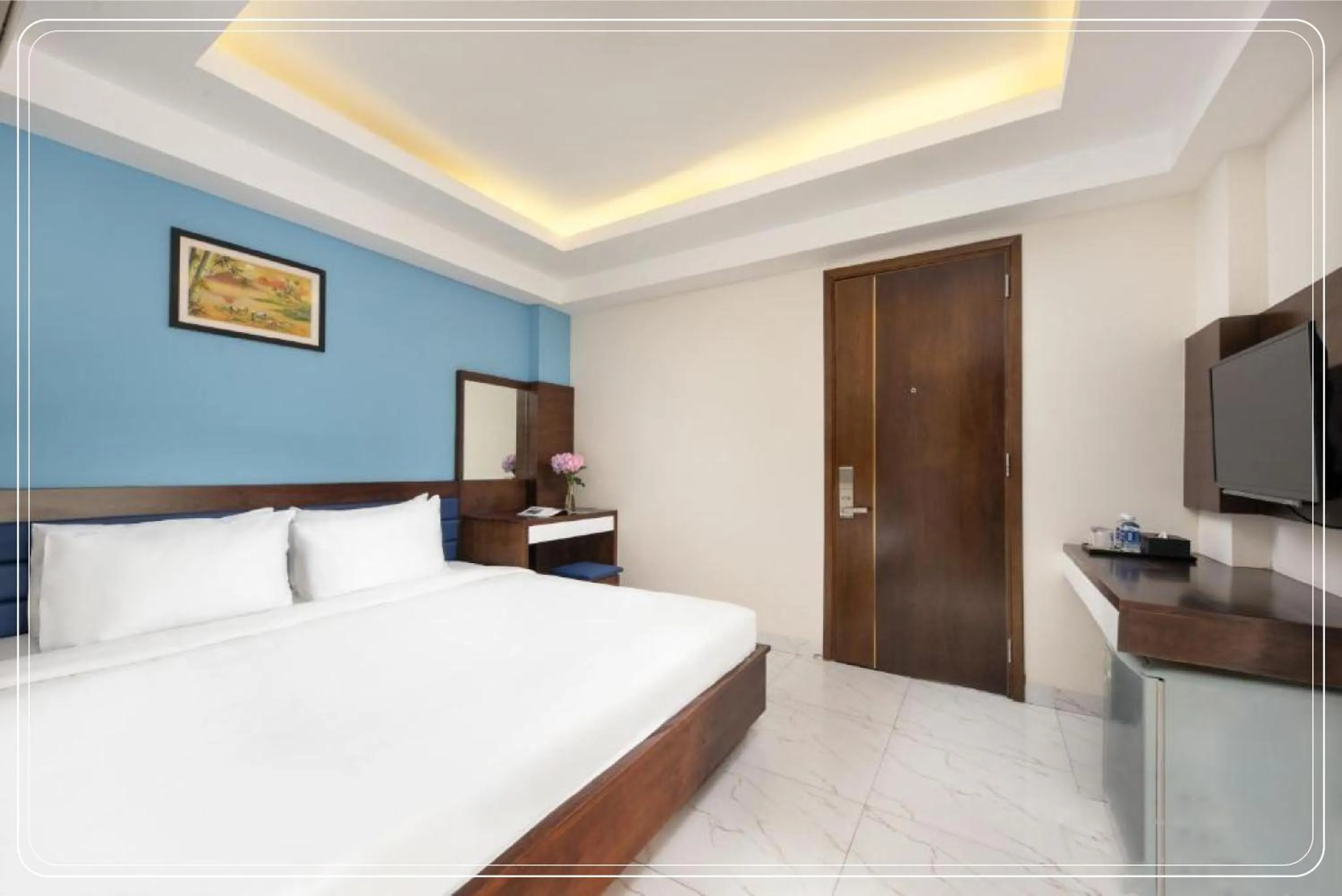 Bed in Grand Ngoc Bich hotel