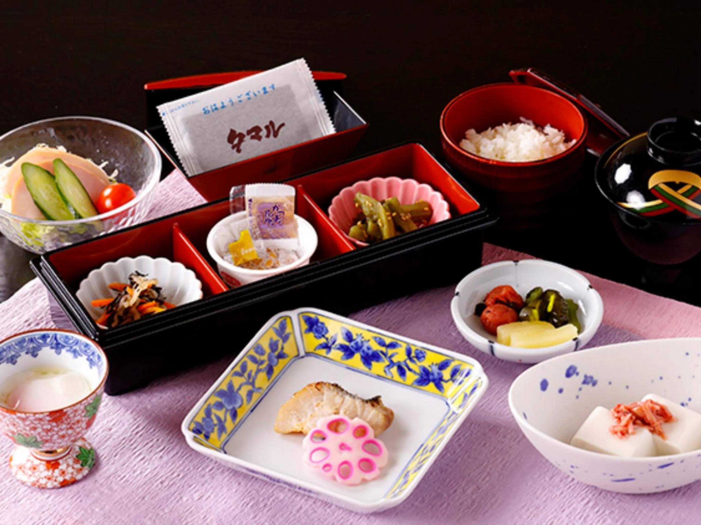 Breakfast in Kanko Hotel Tamaru