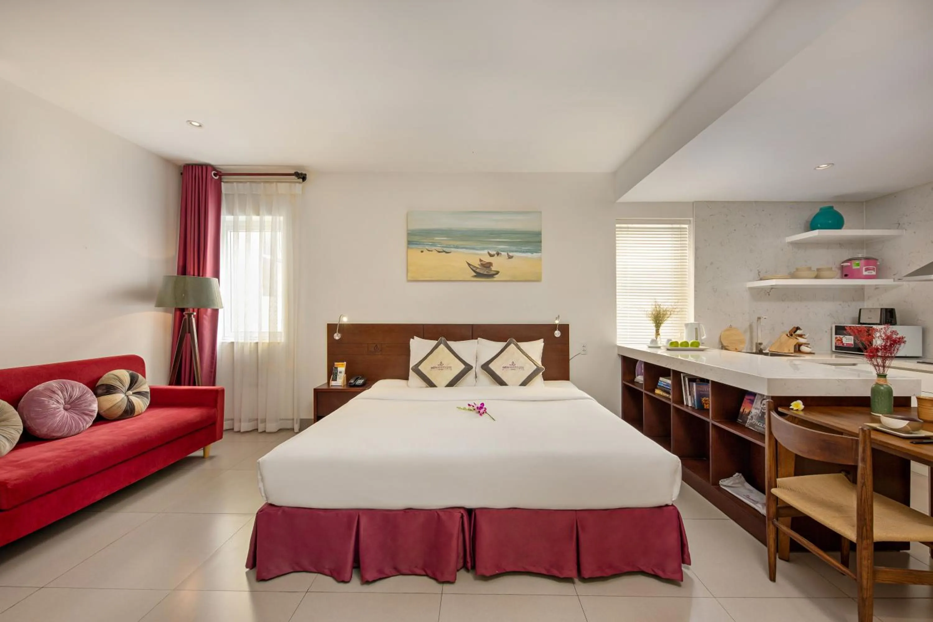 Bed in Sen Boutique Hotel