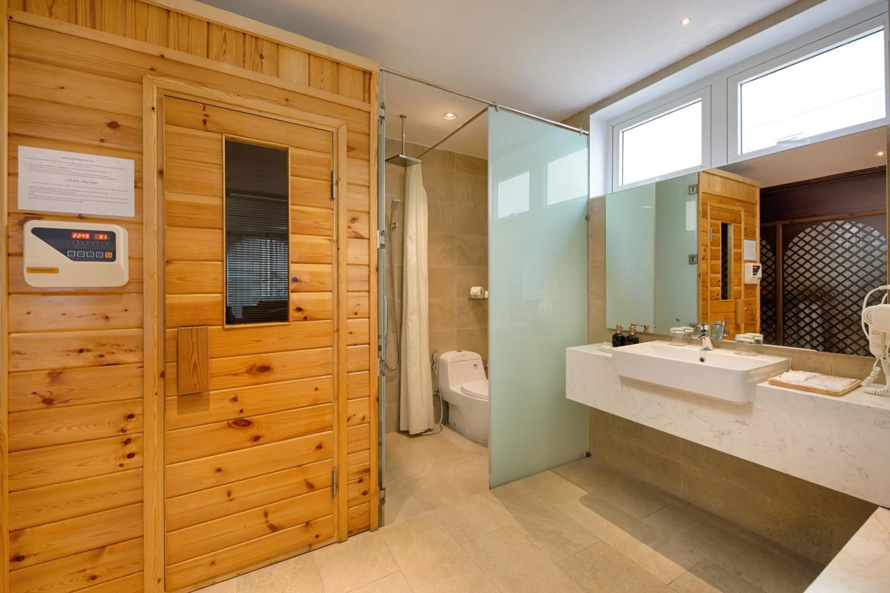 Sauna in Sen Boutique Hotel