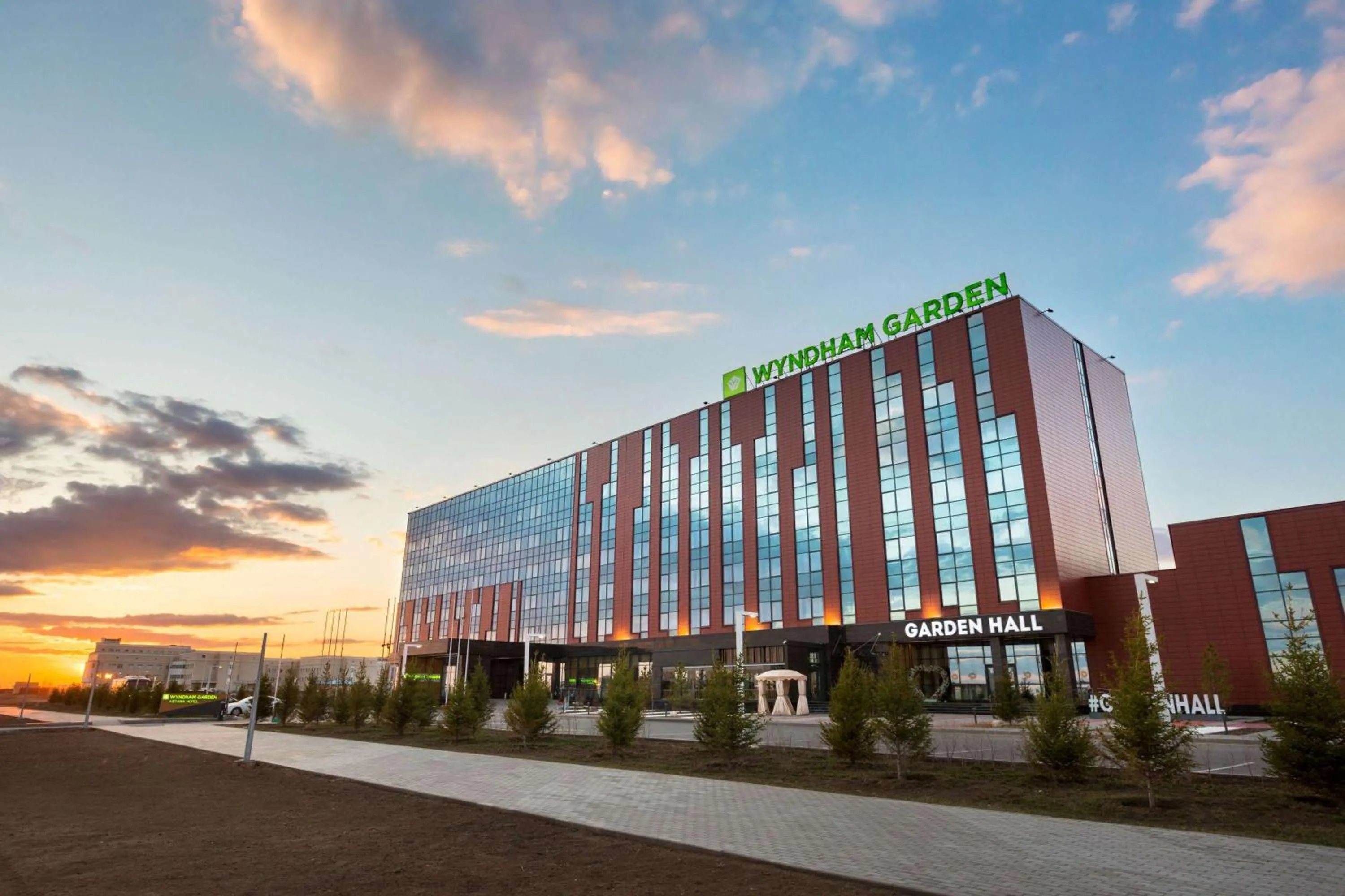 Property building in Wyndham Garden Astana