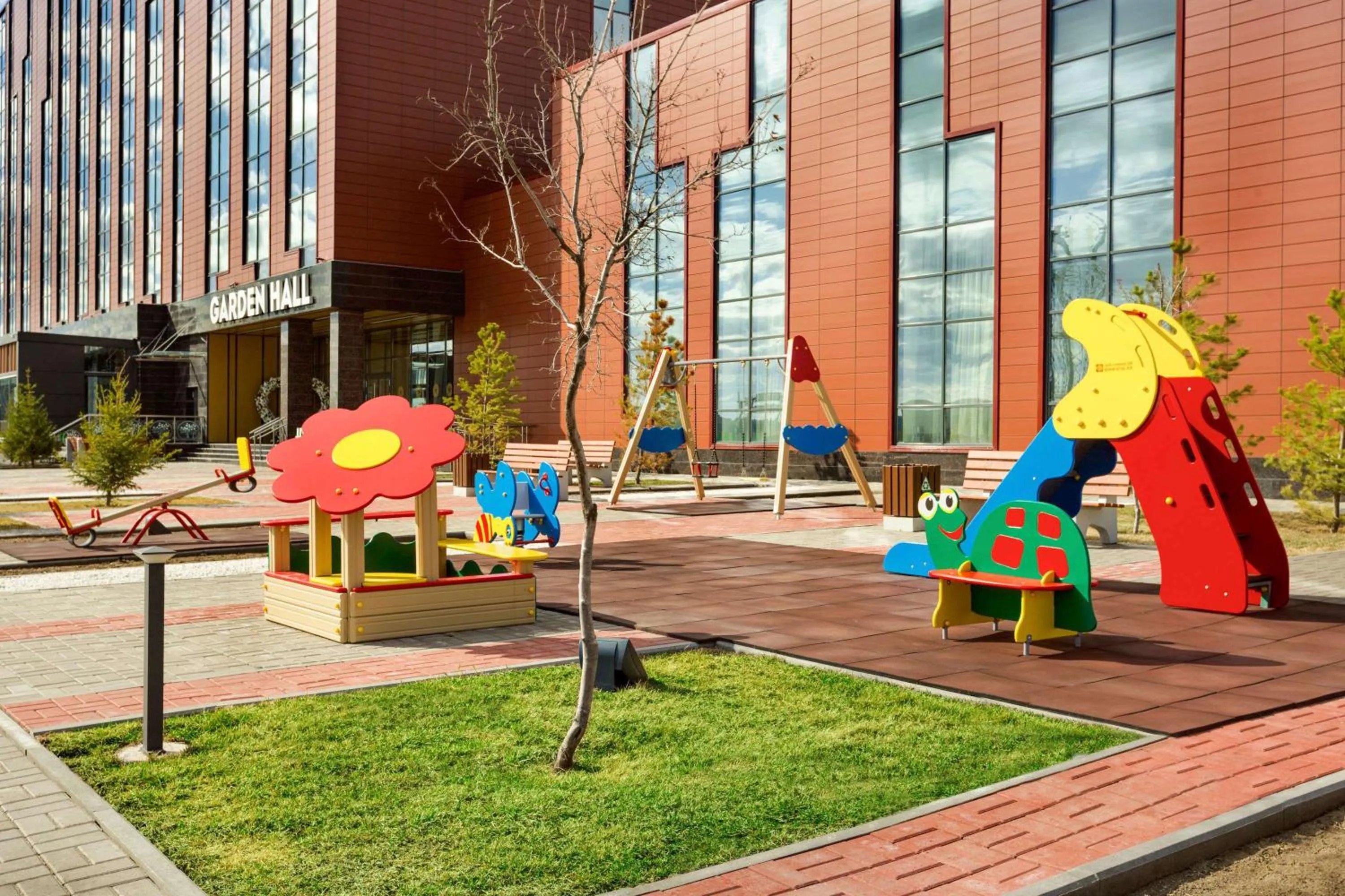 On site in Wyndham Garden Astana