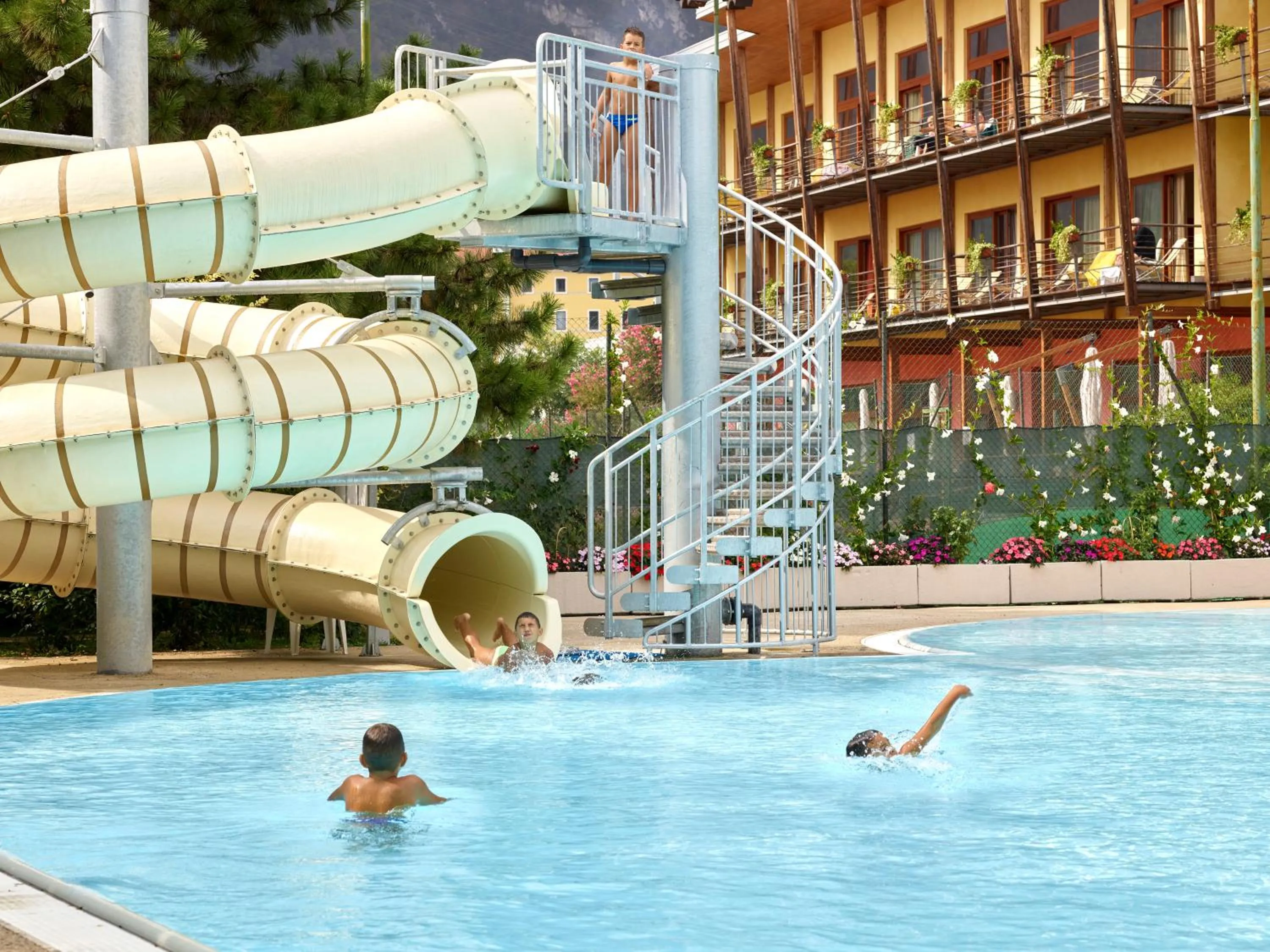 Aqua park in Garda Sporting Club Hotel