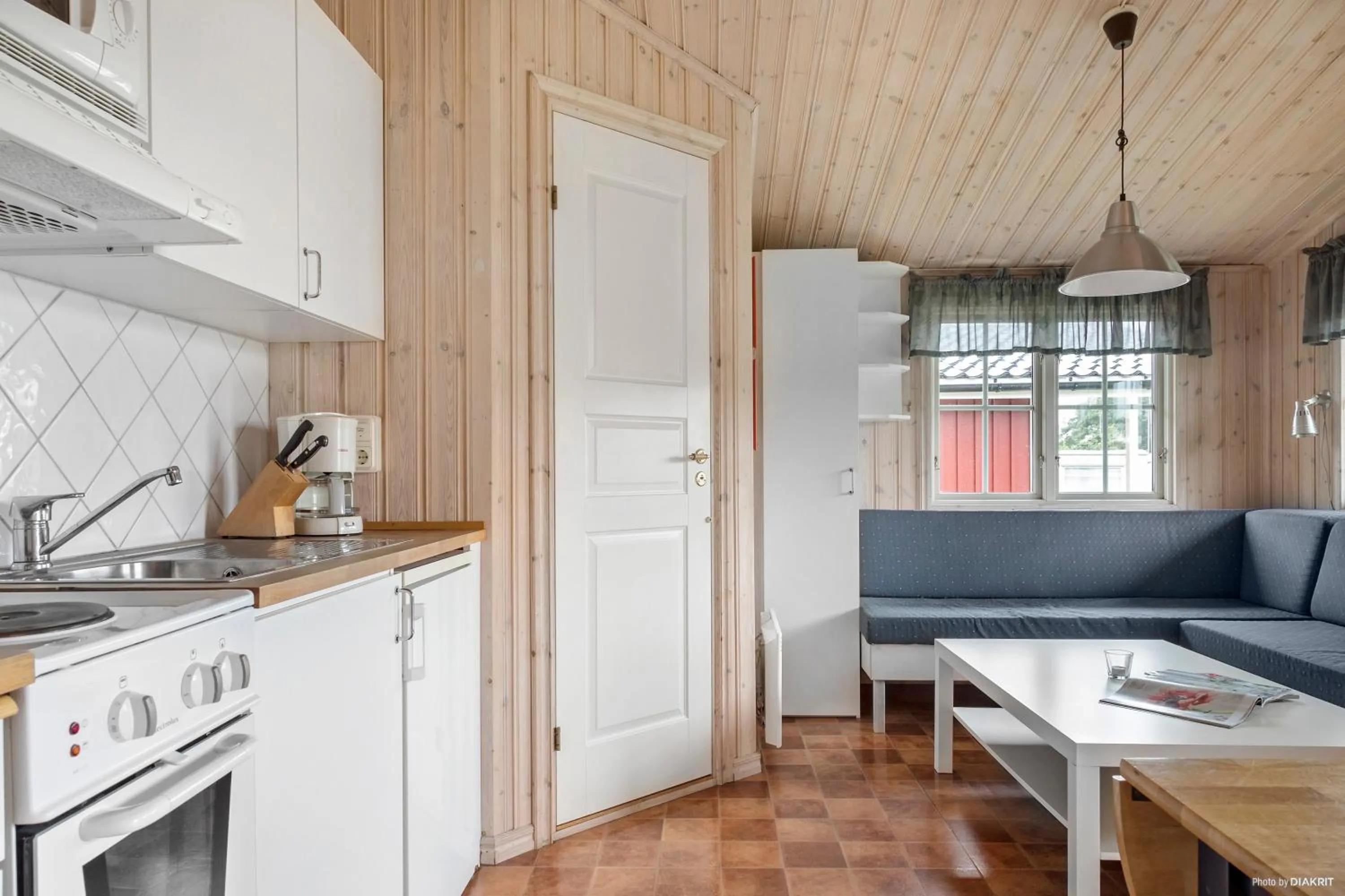 Living room in First Camp Kärradal-Varberg