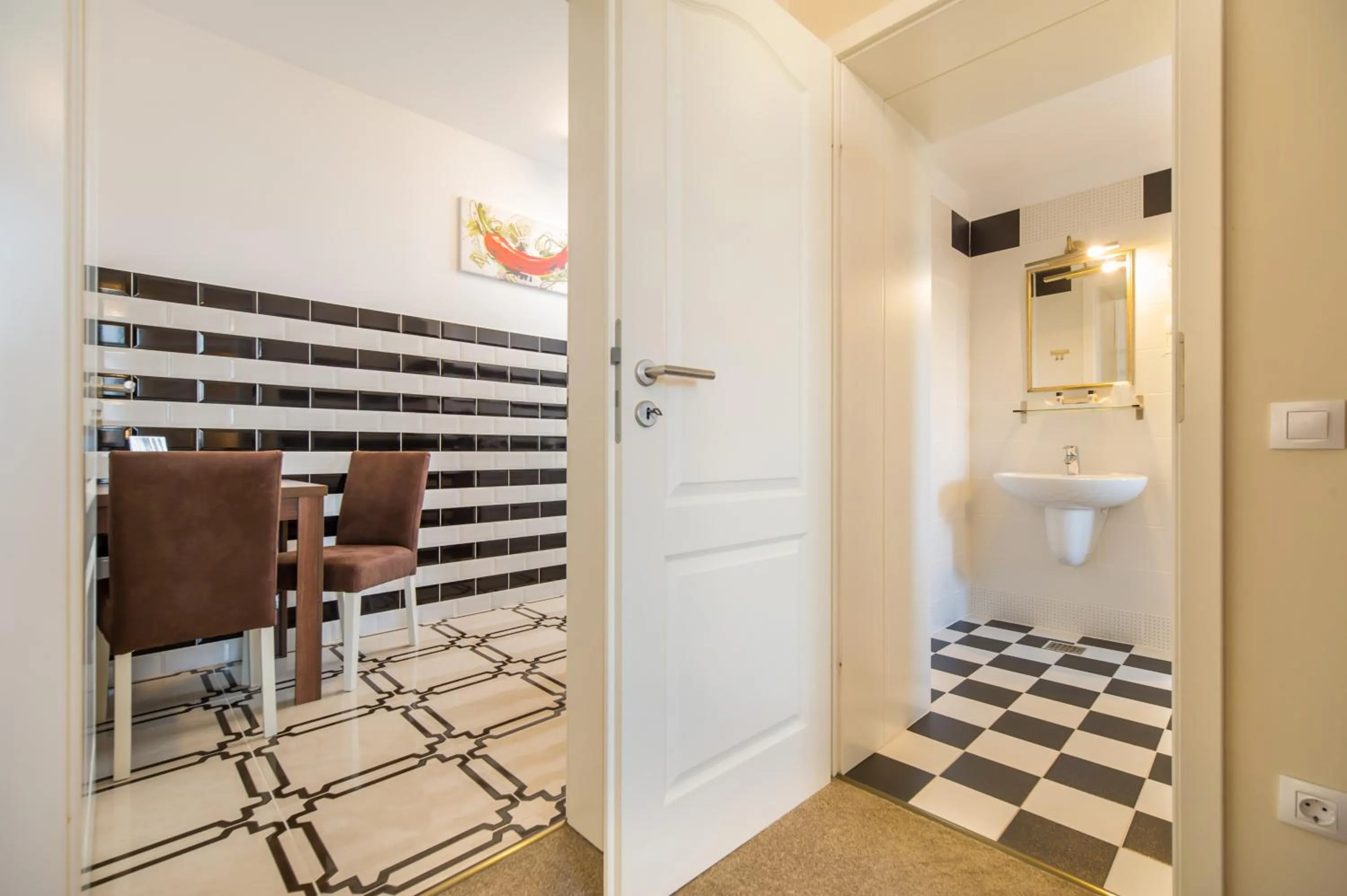 Kitchen or kitchenette in Casa Moritz