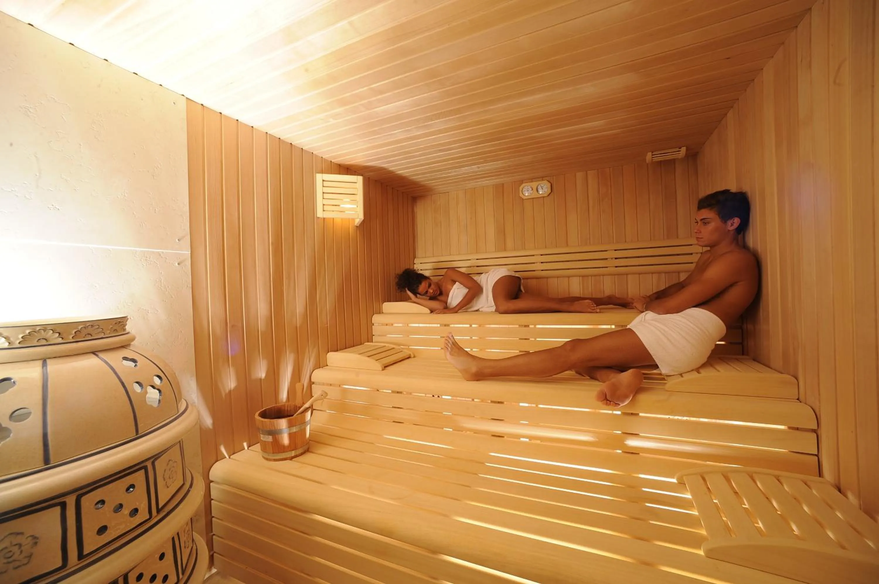 Sauna in Parc Hotel Flora S