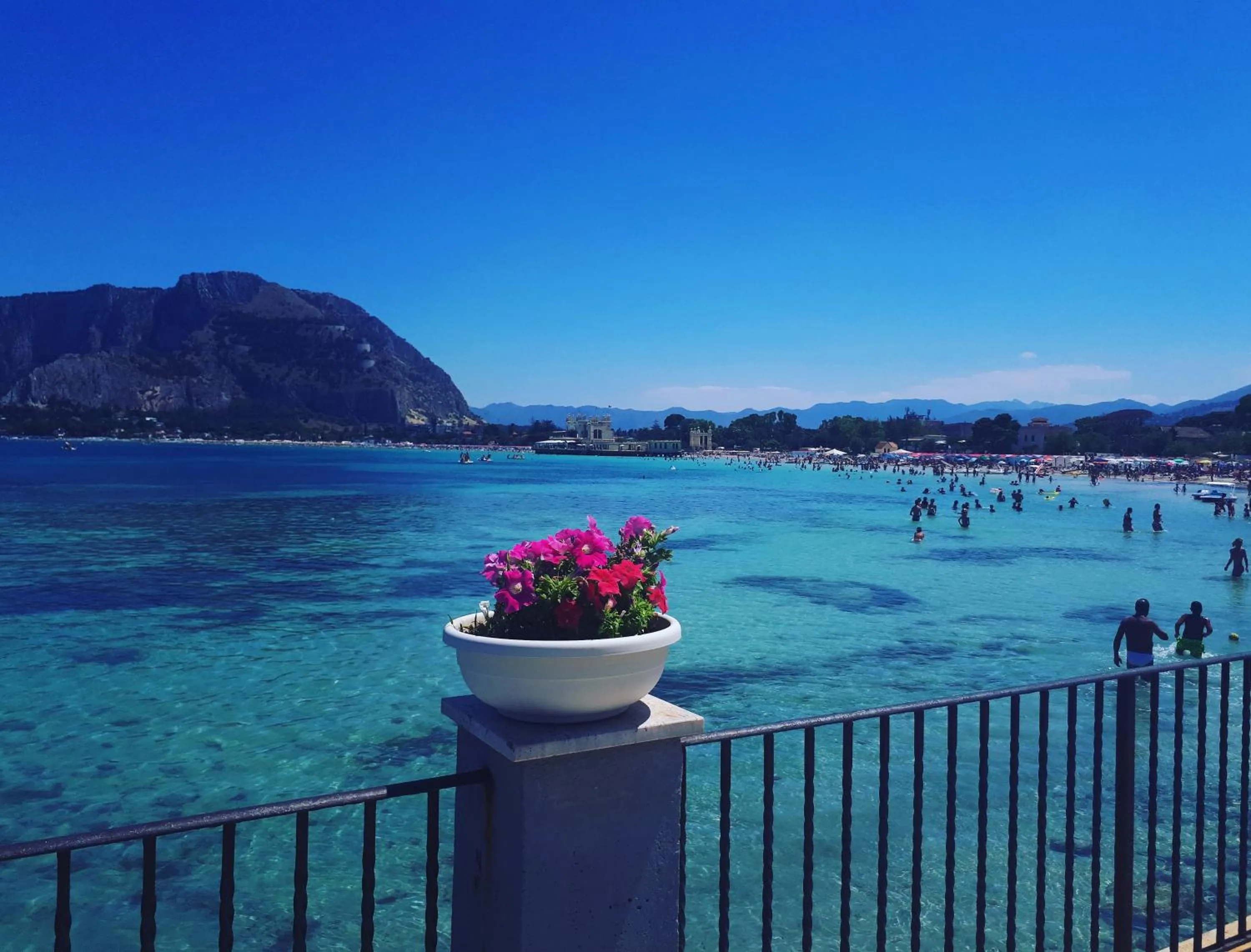 Sea view in Mongibello Palace B&B