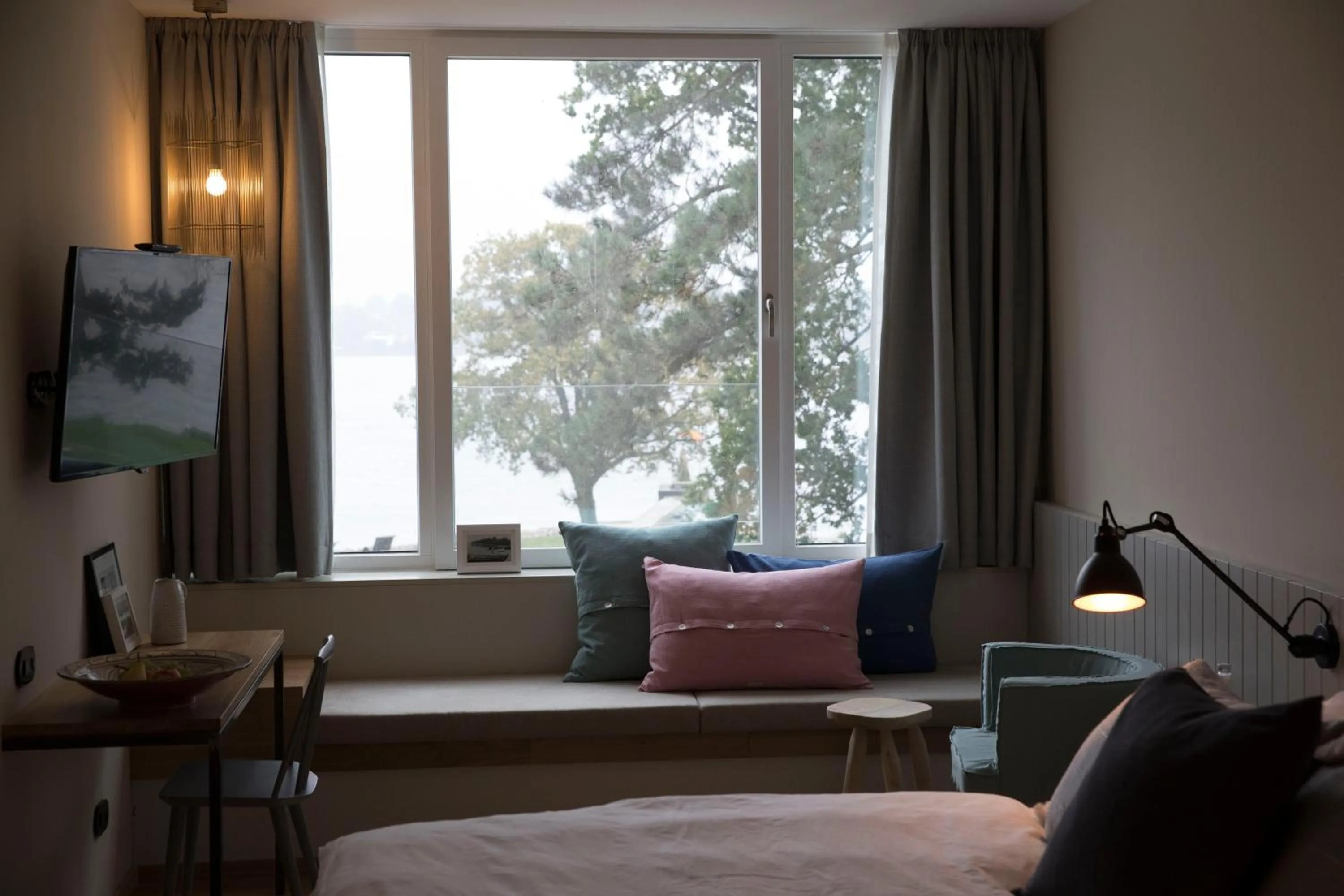 Sea view, Bed in Hotel Strandleben