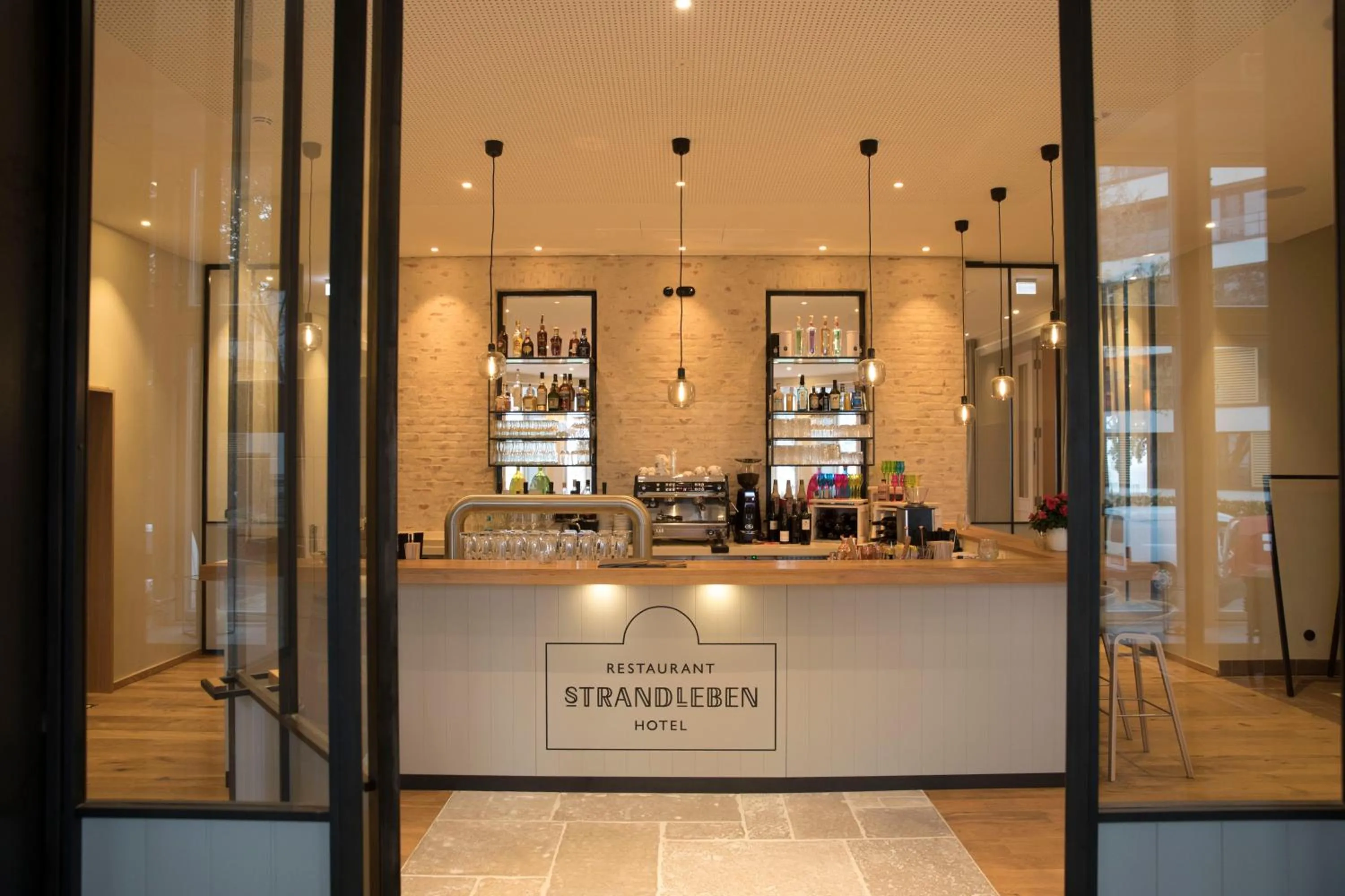 Lounge or bar in Hotel Strandleben