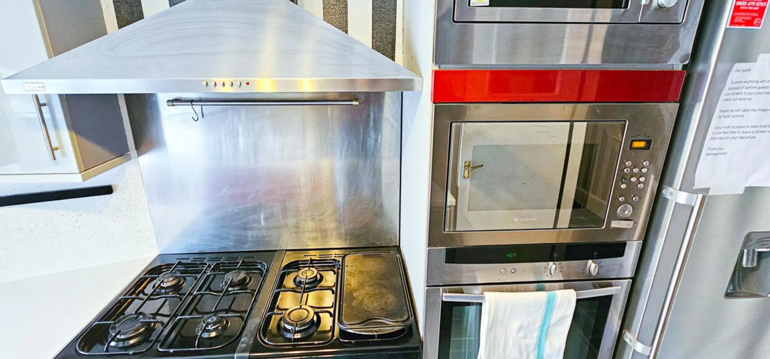 Communal kitchen in mySTAYINN Kinloch Lodge