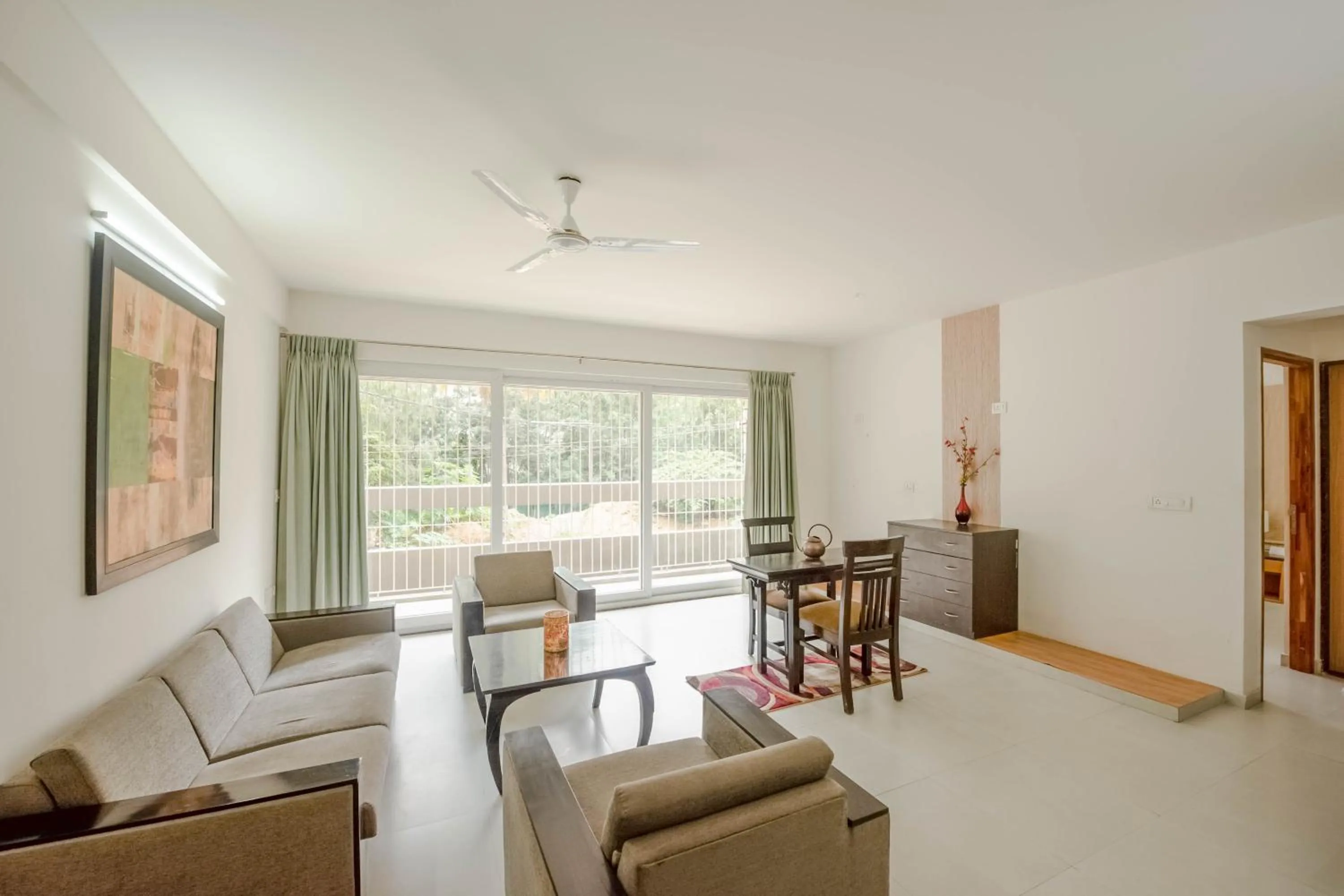 Living room in The Altruist Business Stays Bellandur-1