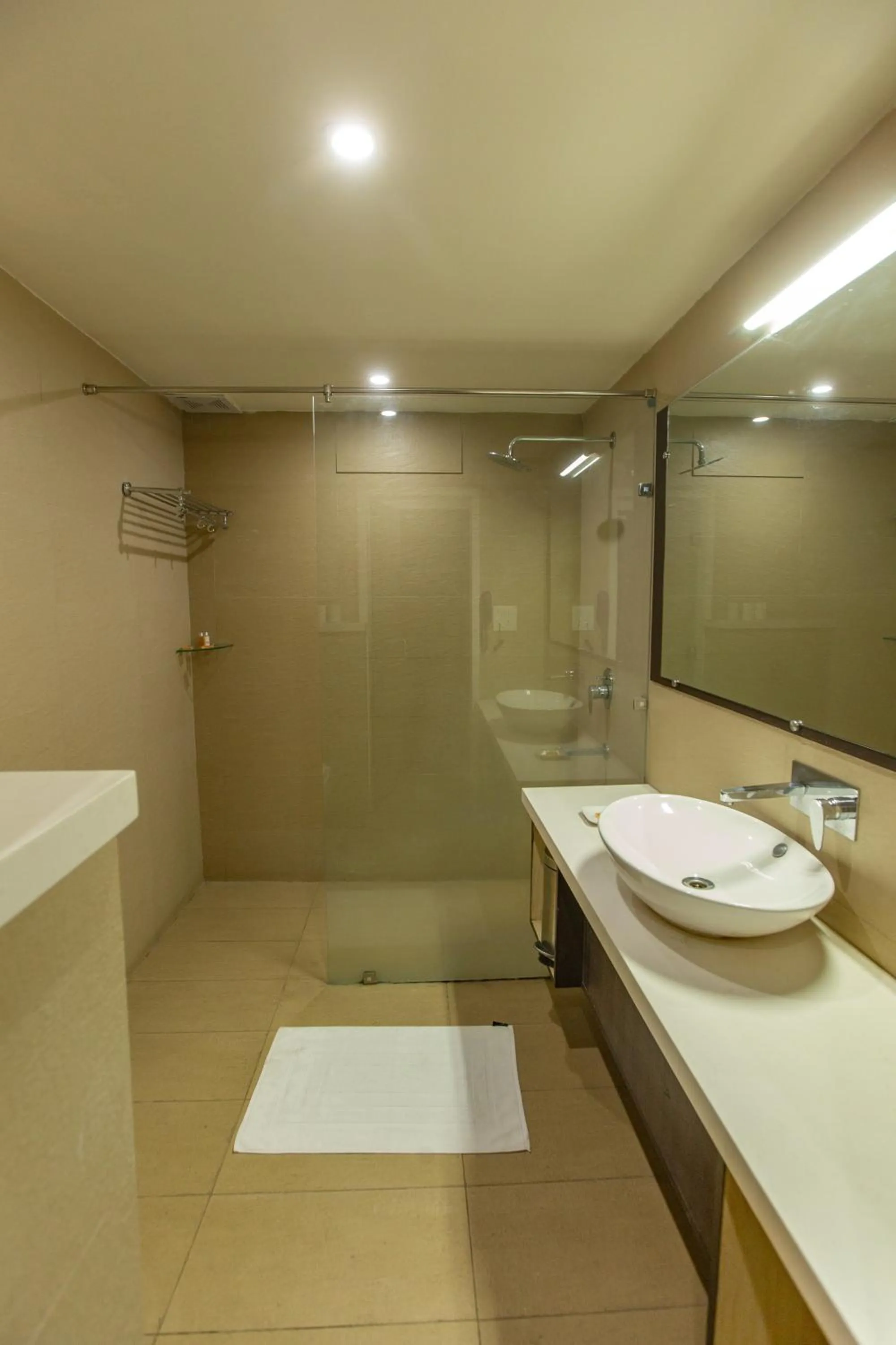 Shower in Hotel Vasundhara Palace