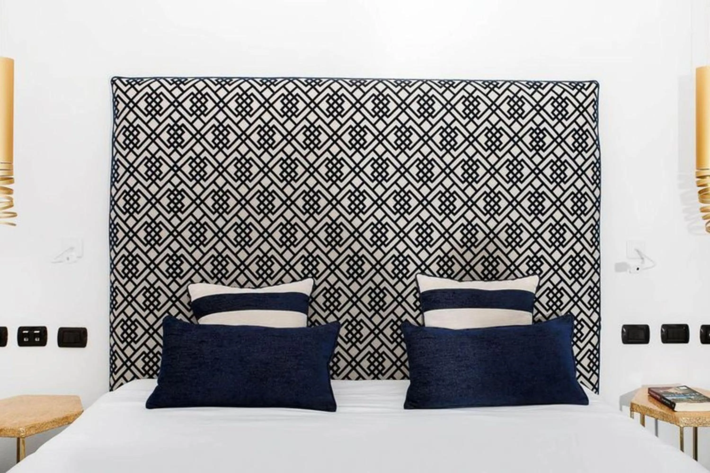 Bed in Hotel Le Agavi