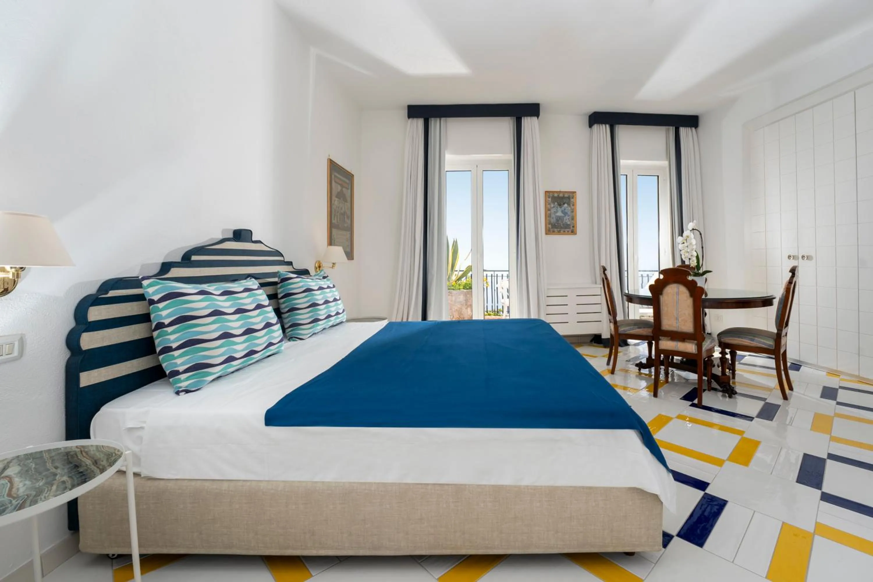 Bed in Hotel Le Agavi