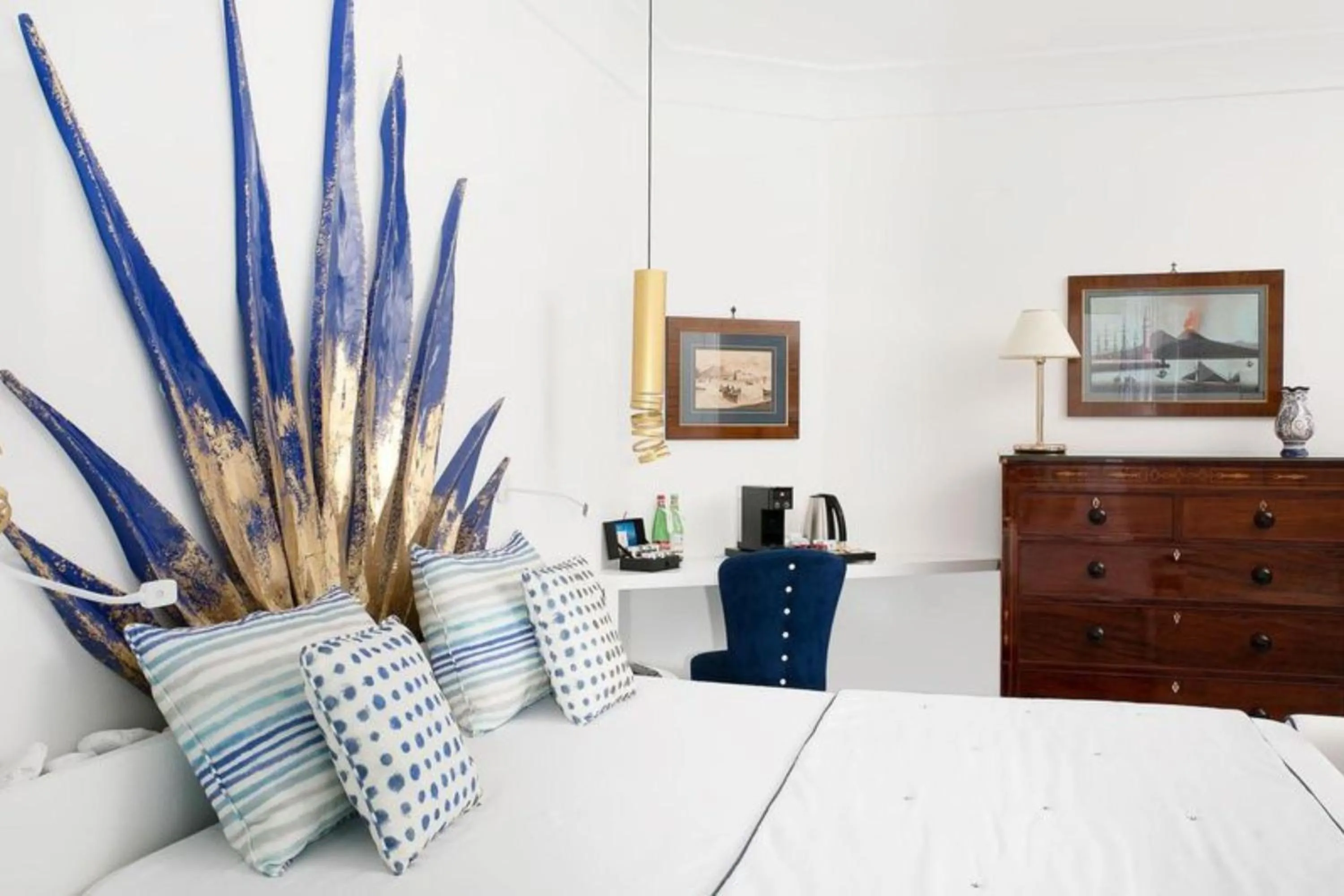 Bed in Hotel Le Agavi