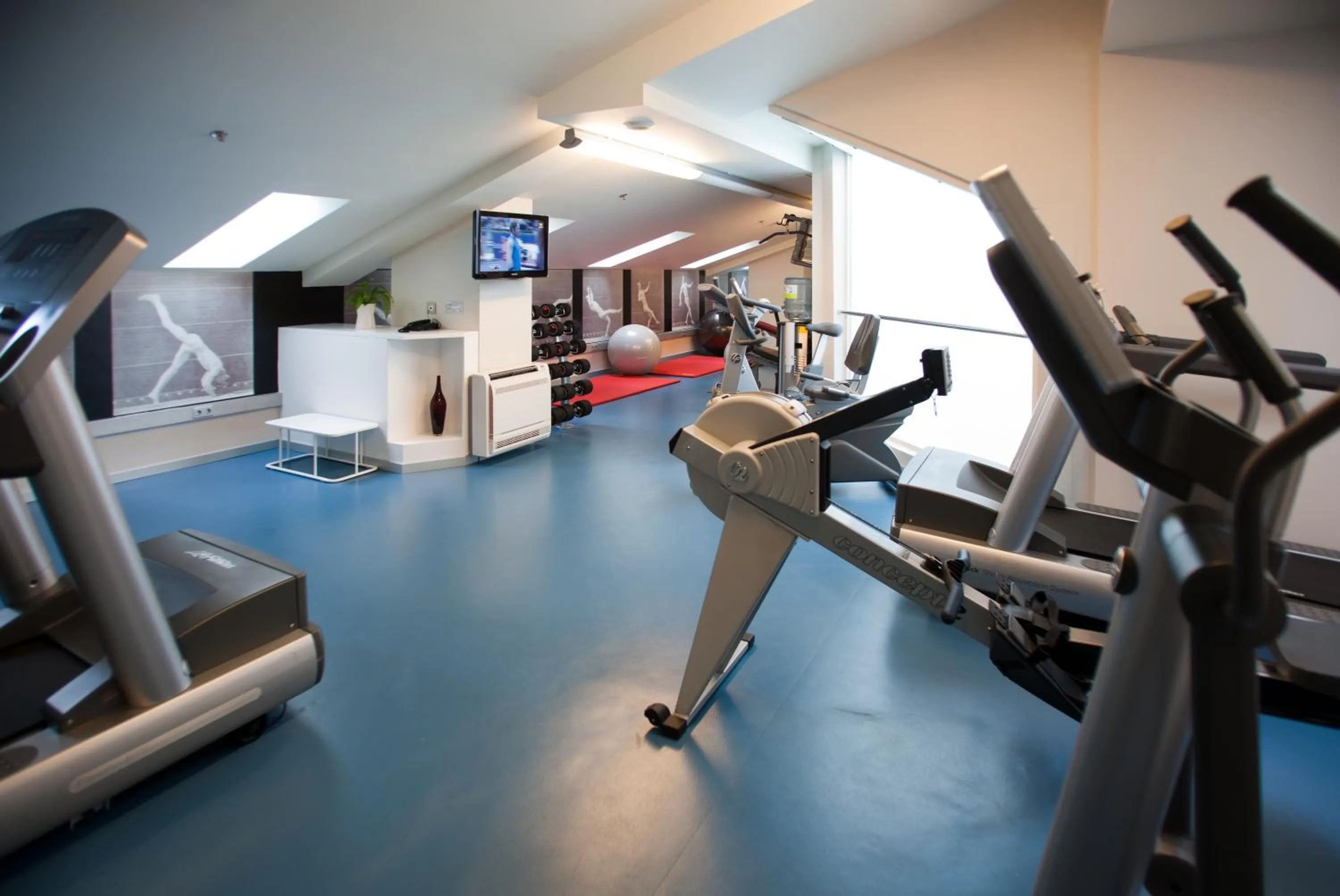 Fitness centre/facilities in Hotel Zinema7