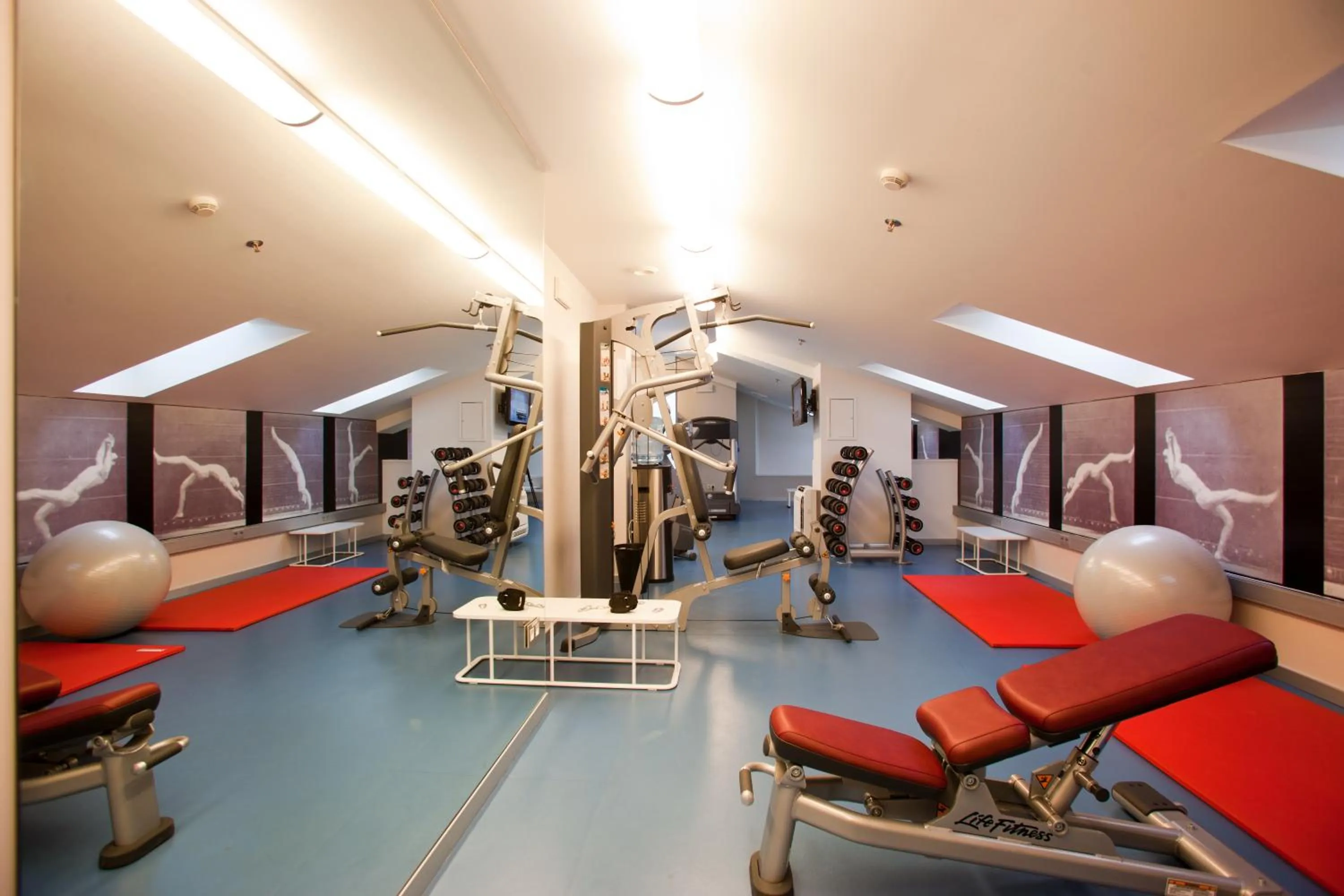 Fitness centre/facilities in Hotel Zinema7