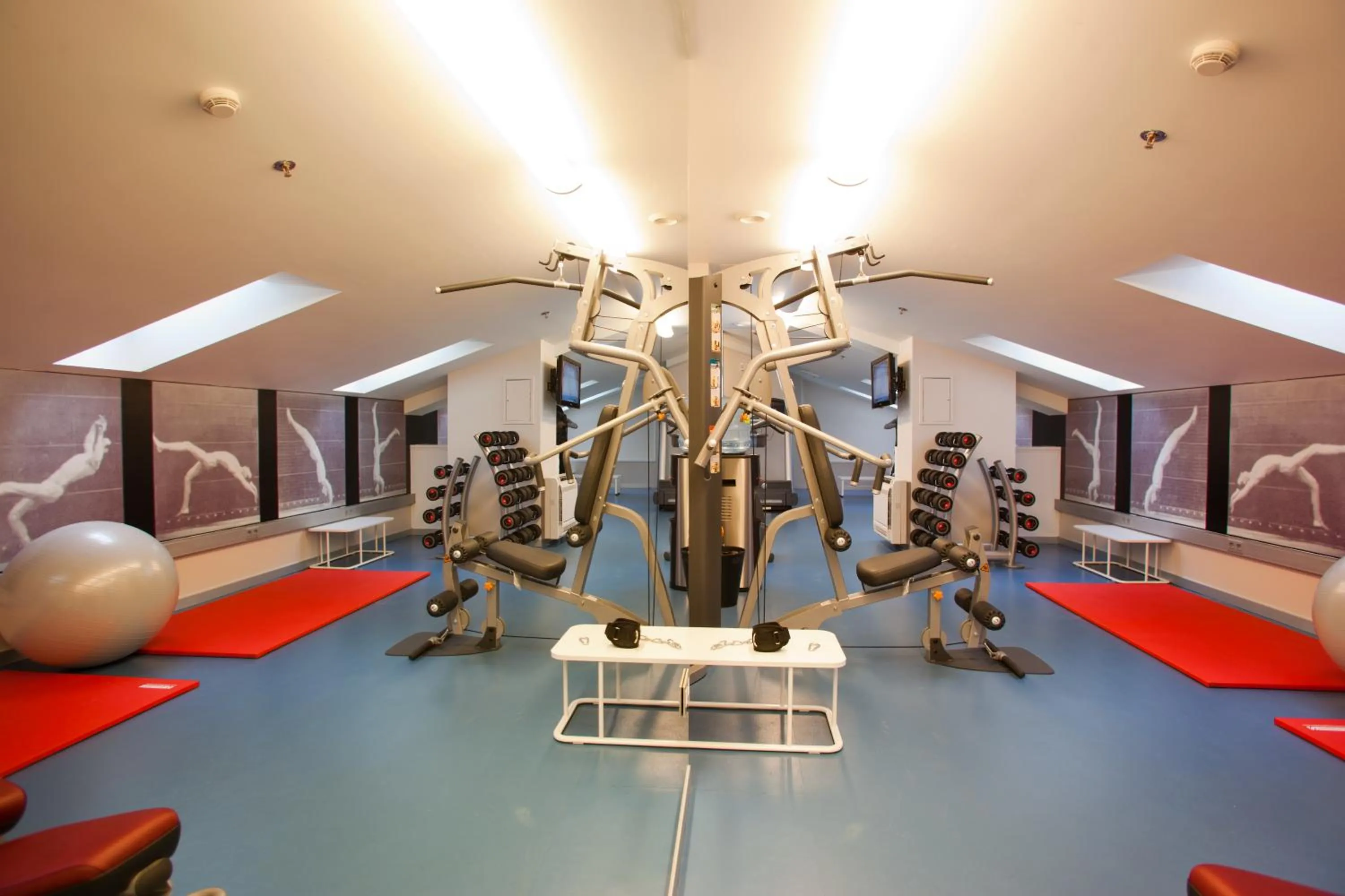 Fitness centre/facilities in Hotel Zinema7