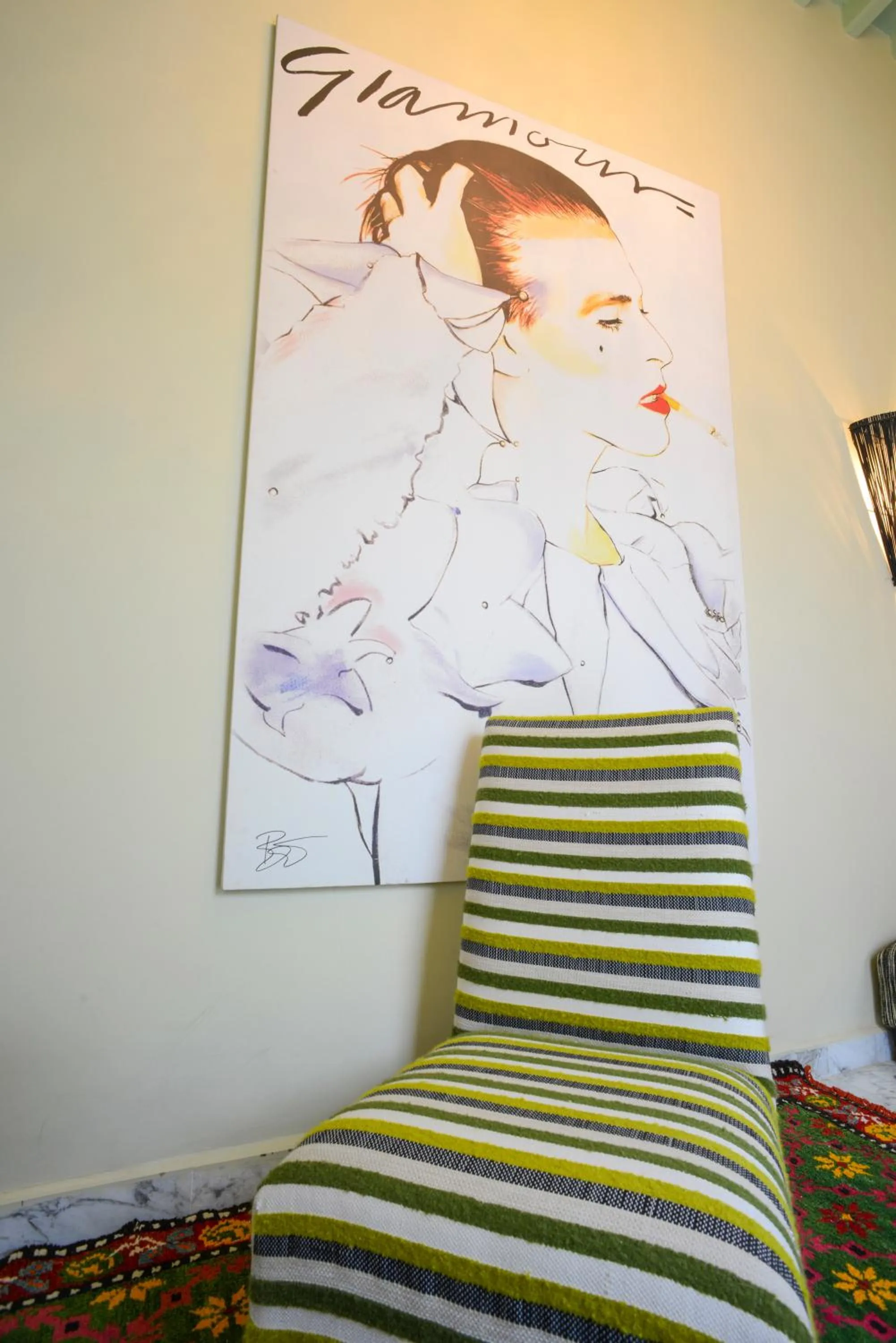 Living room, Bed in Dar Antonia