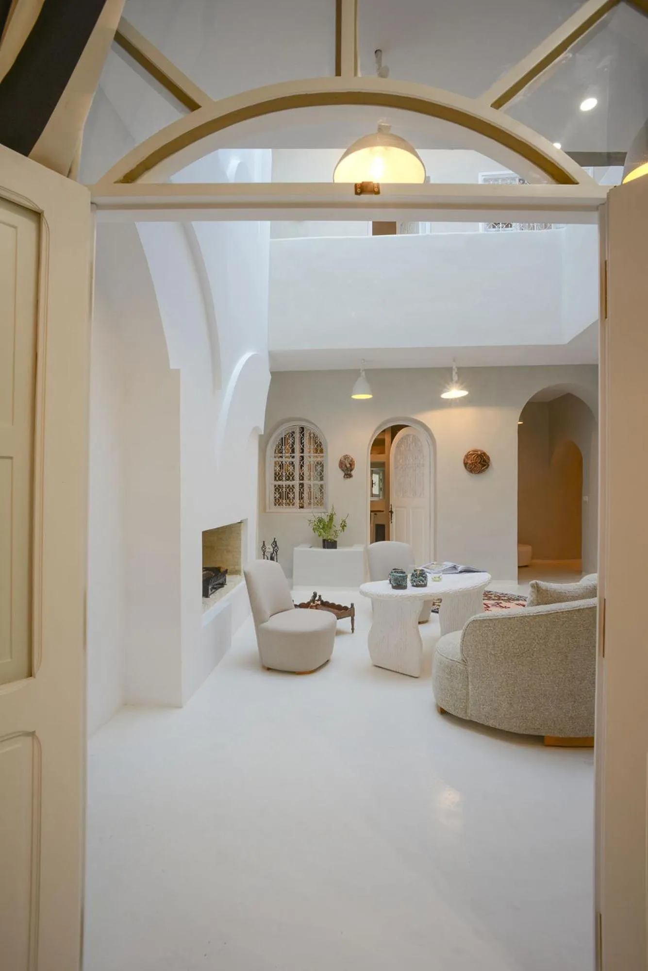 Living room, Bed in Dar Antonia