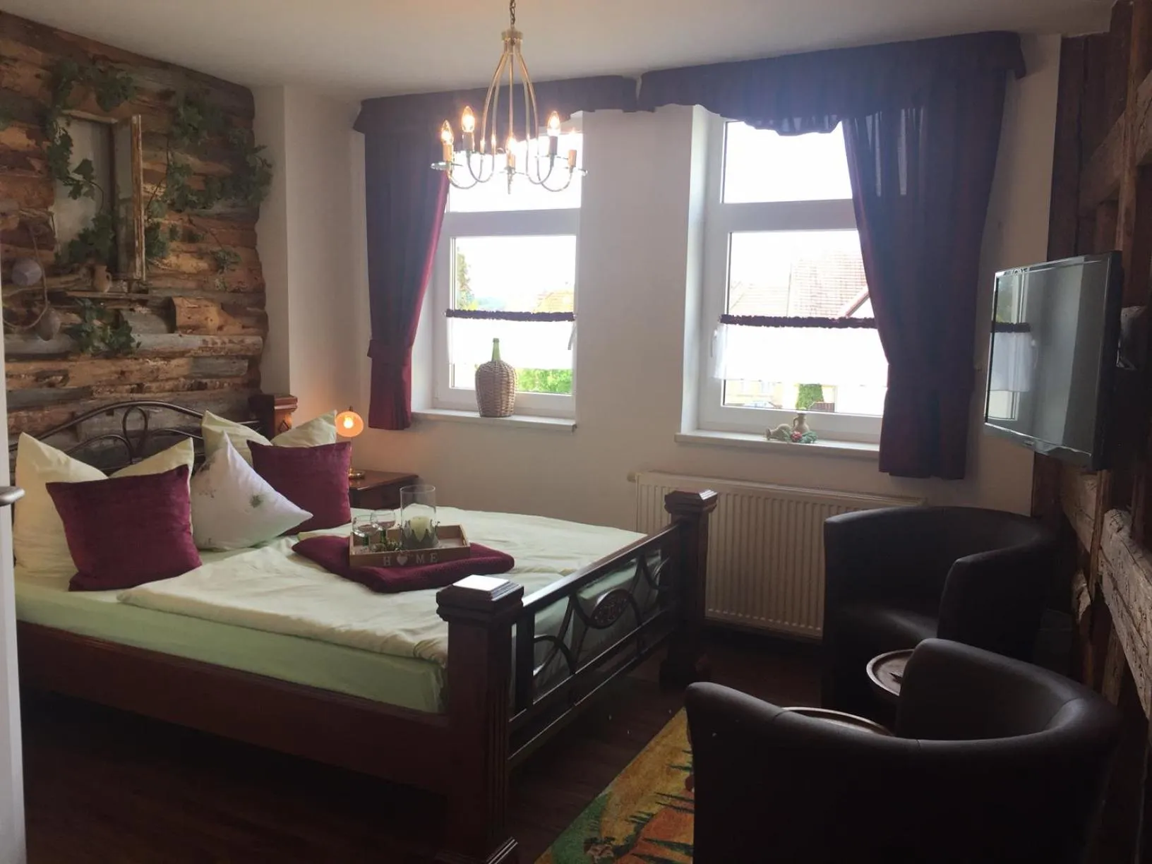 Bed in Hotel Trendtino