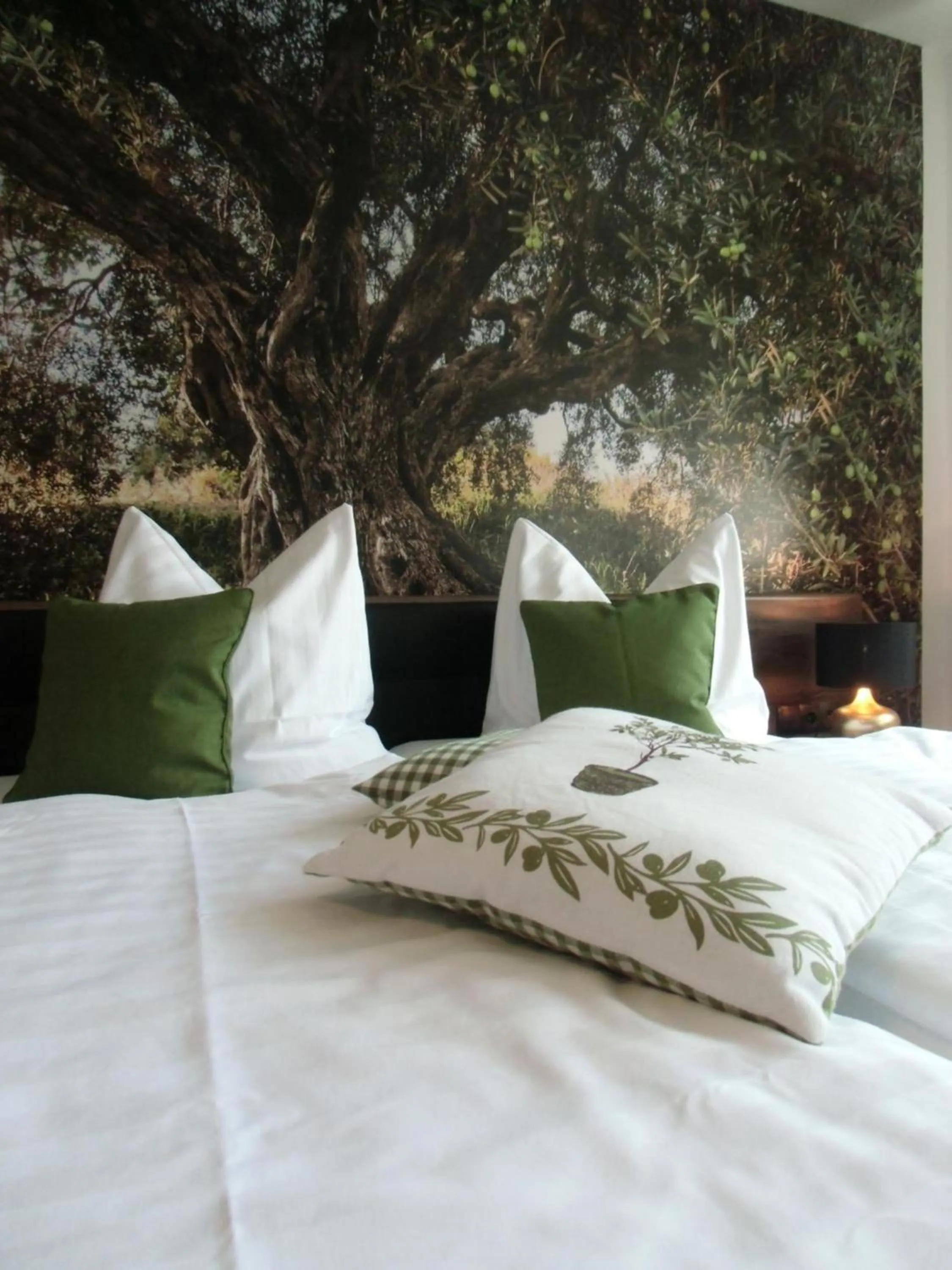 Bed in Hotel Trendtino