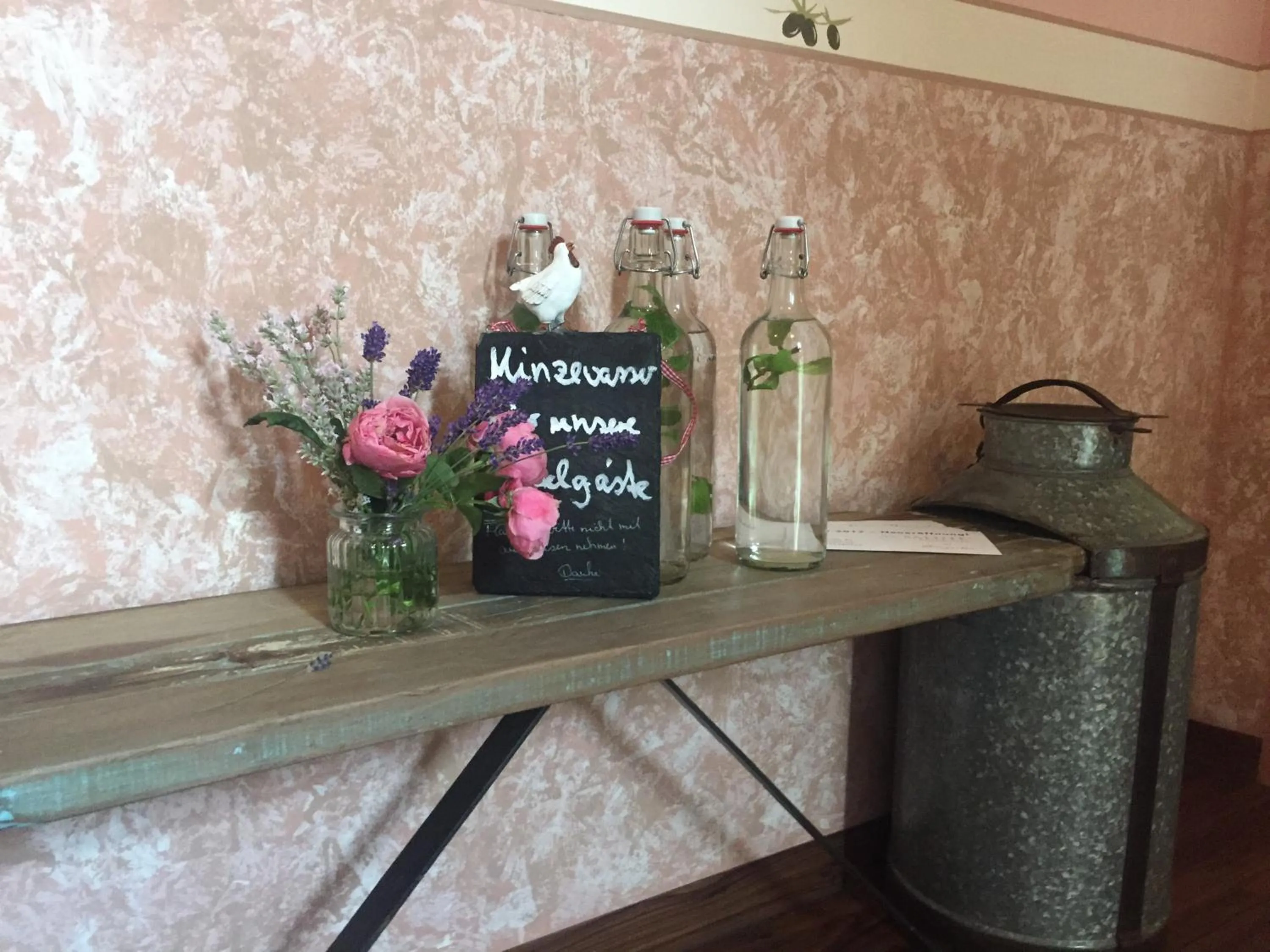 Non alcoholic drinks in Hotel Trendtino