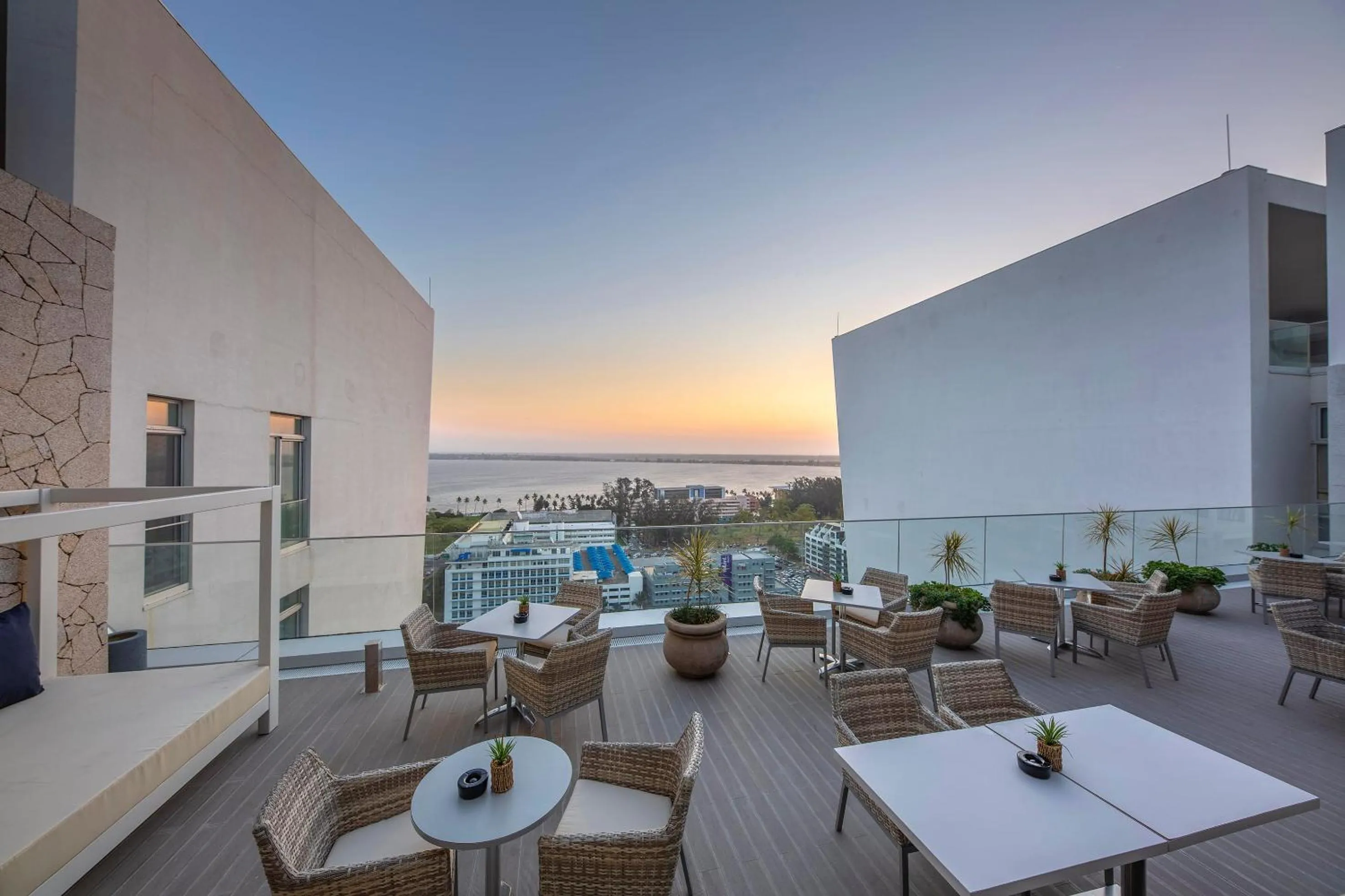 Sunset in Meliá Maputo Sky