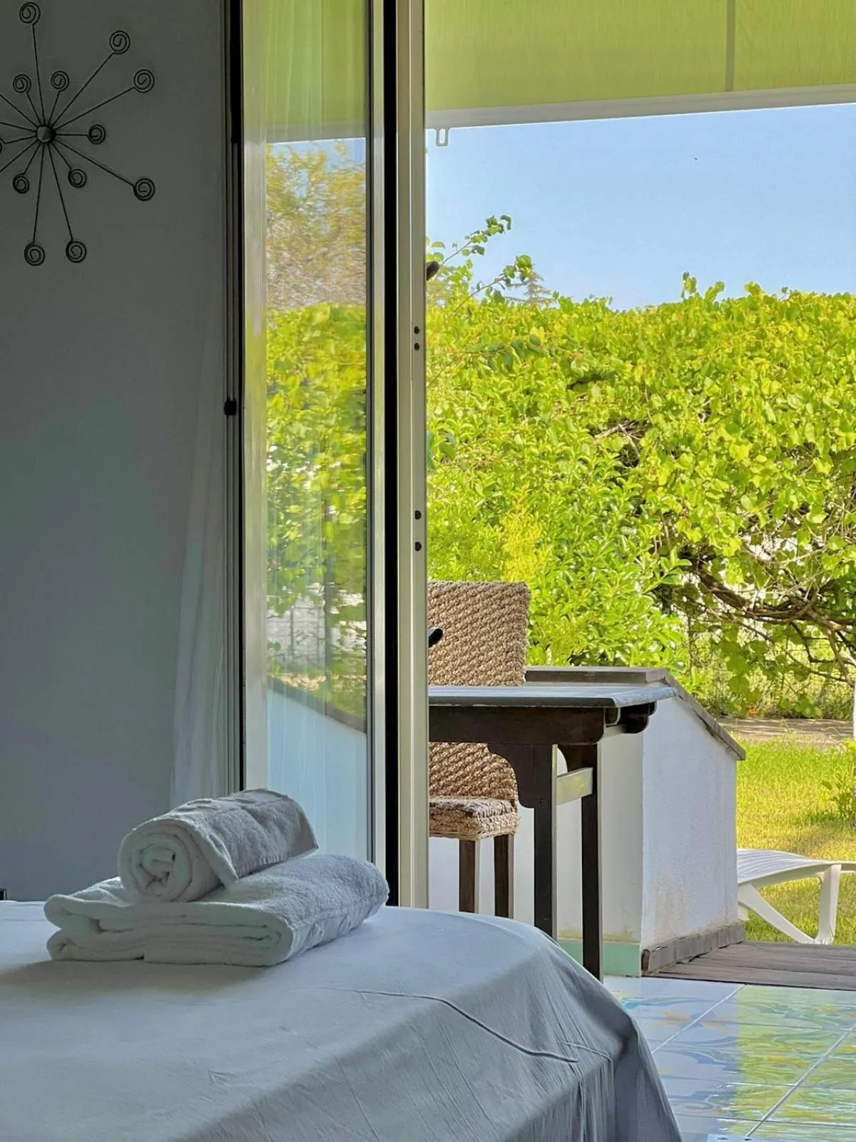 Bed in Villa Liberti