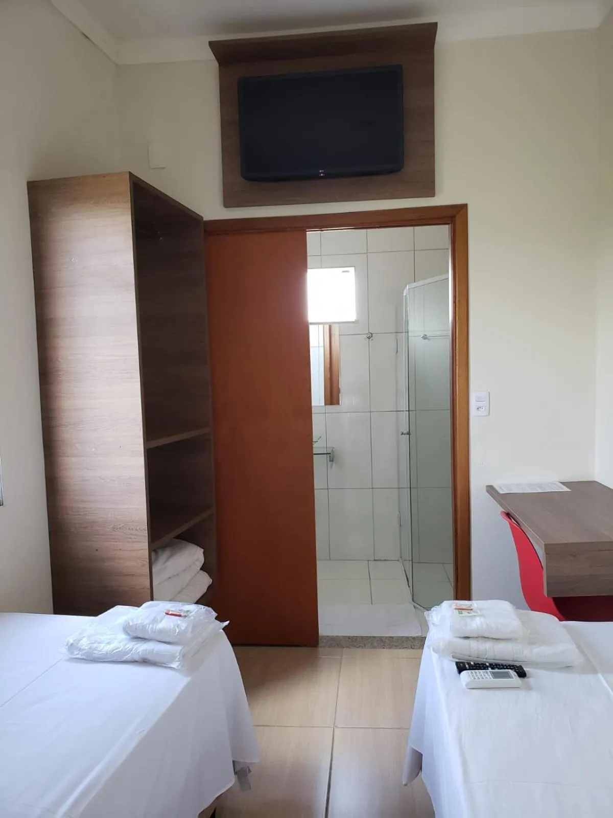 Bed in Hotel Viracopos de Indaiatuba