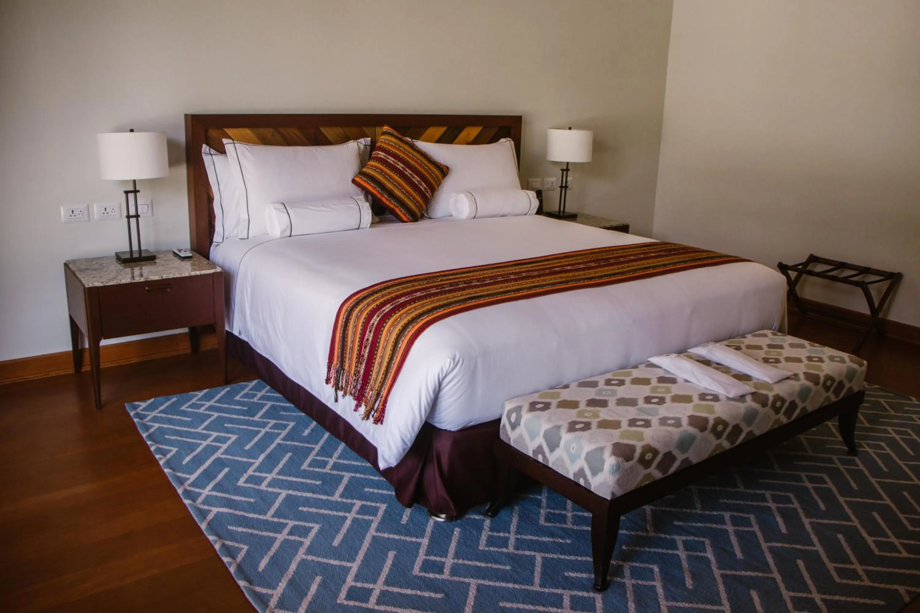 Bed in Taypikala Deluxe Valle Sagrado