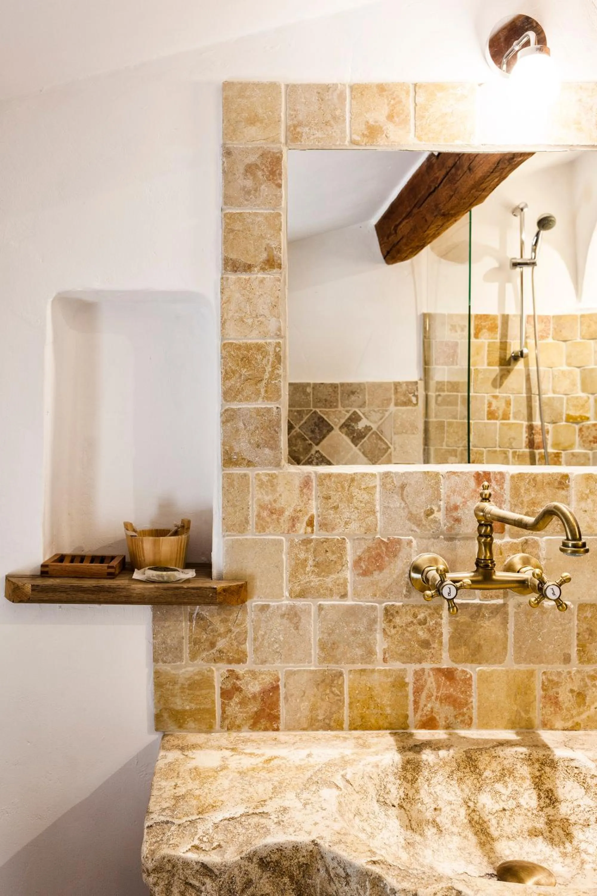 Decorative detail in Mas La Jaina