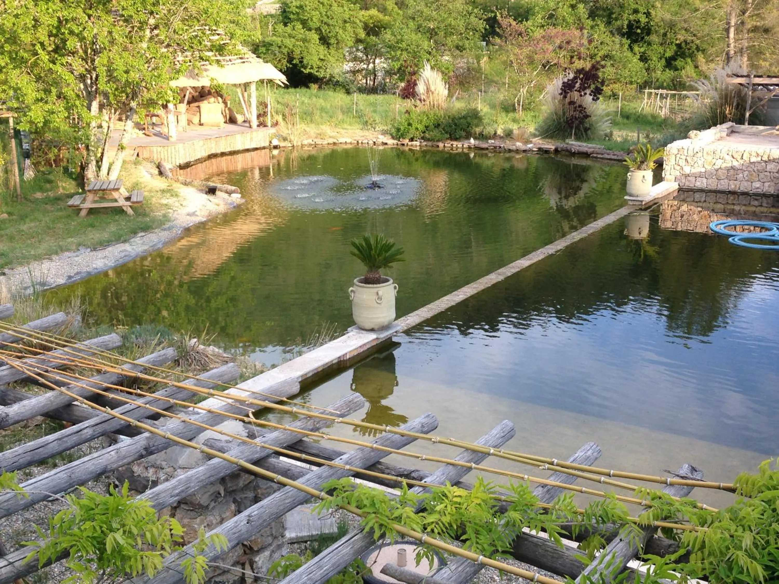 Natural landscape in Mas La Jaina