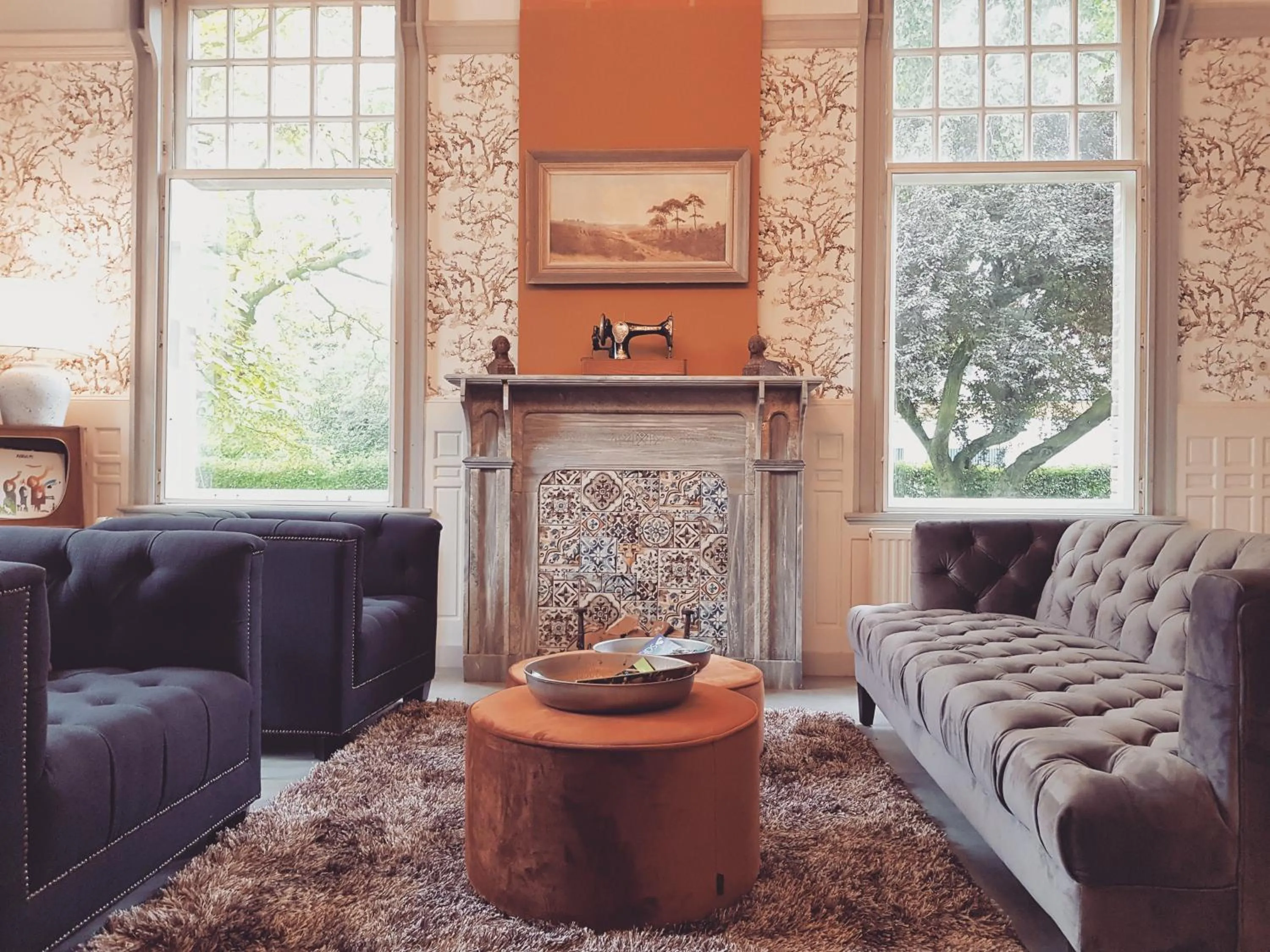 Lounge or bar in Rijksmonument Hotel de Sprenck - including free private parking