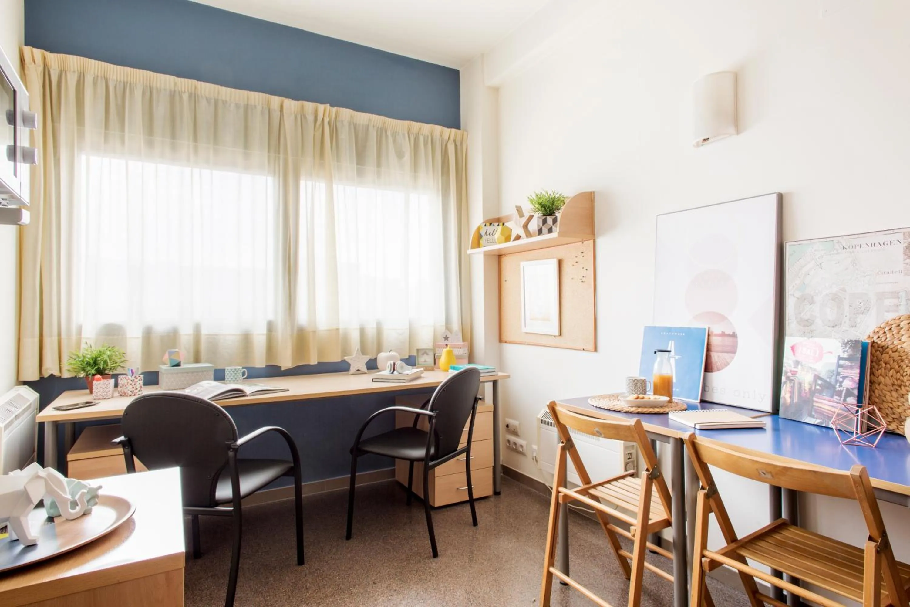 Seating area in Residencia Universitaria Resa As Burgas