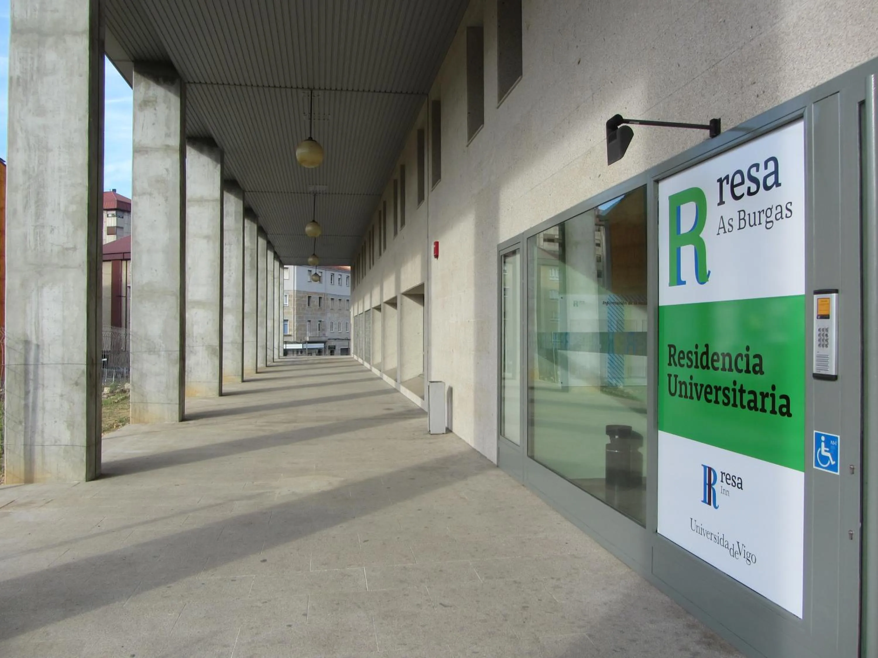 Facade/entrance in Residencia Universitaria Resa As Burgas