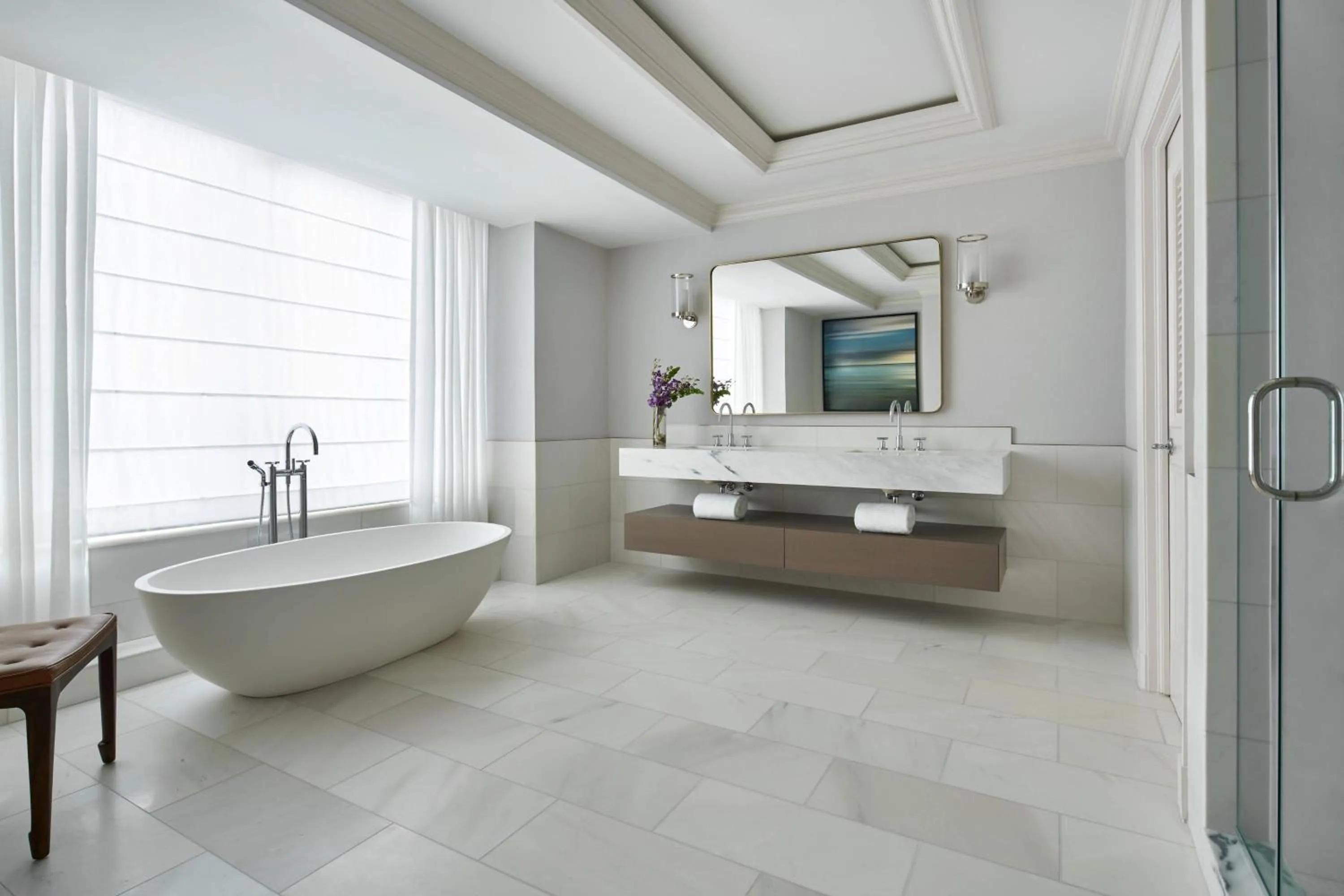 Bathroom in The Ritz-Carlton, Washington, D.C.
