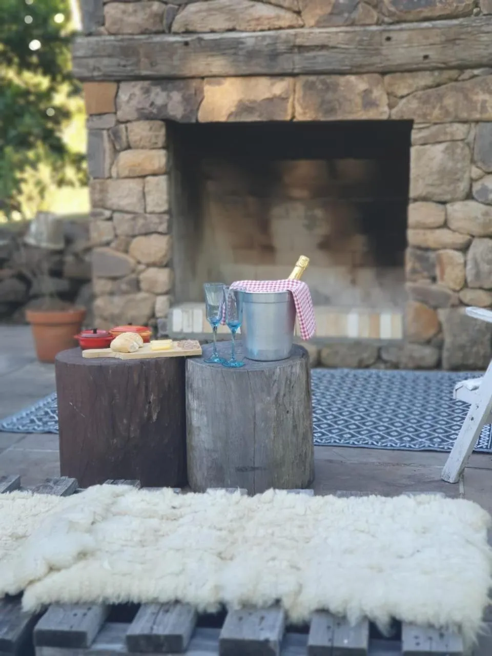 Patio in Pousada La Vista