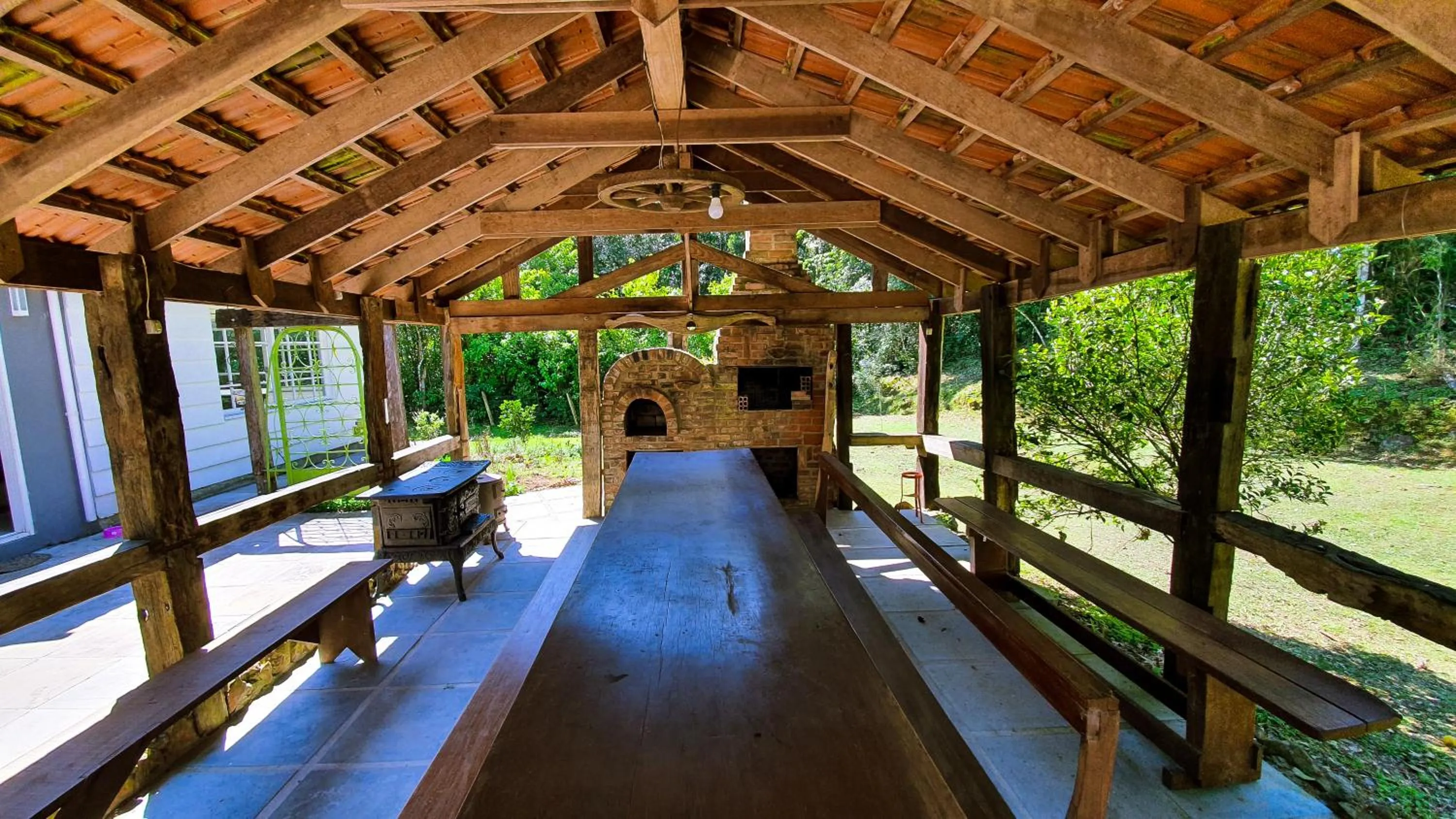 BBQ facilities in Pousada La Vista