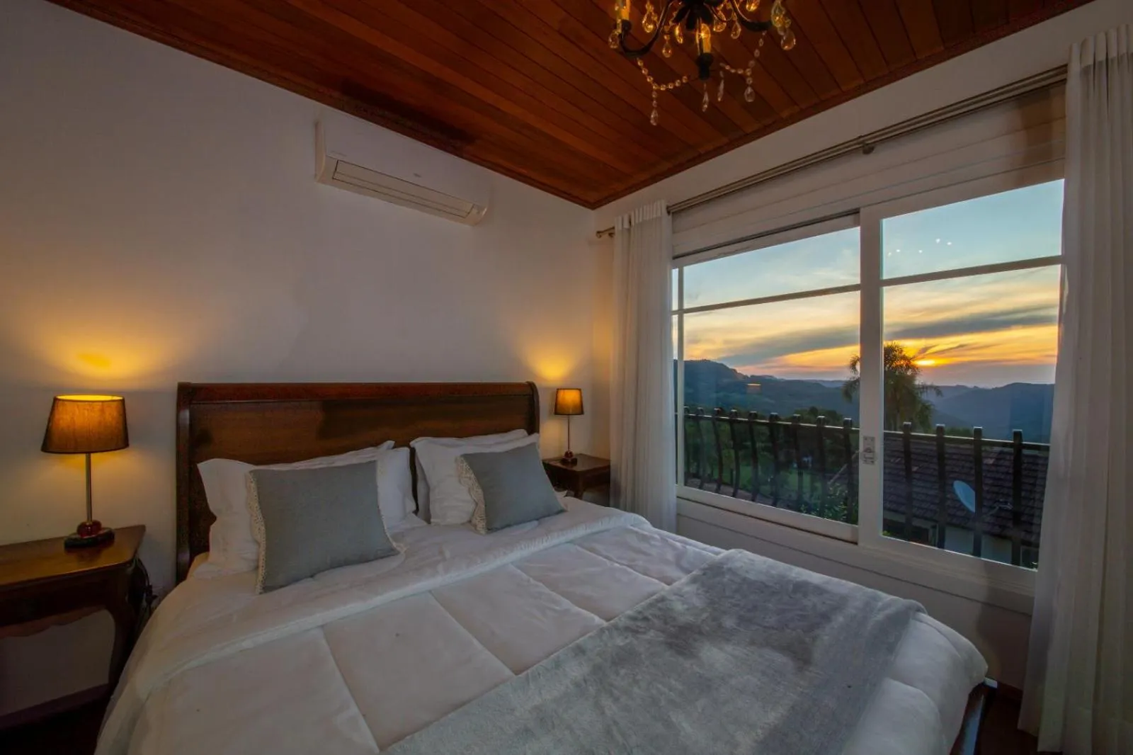 Bed in Pousada La Vista