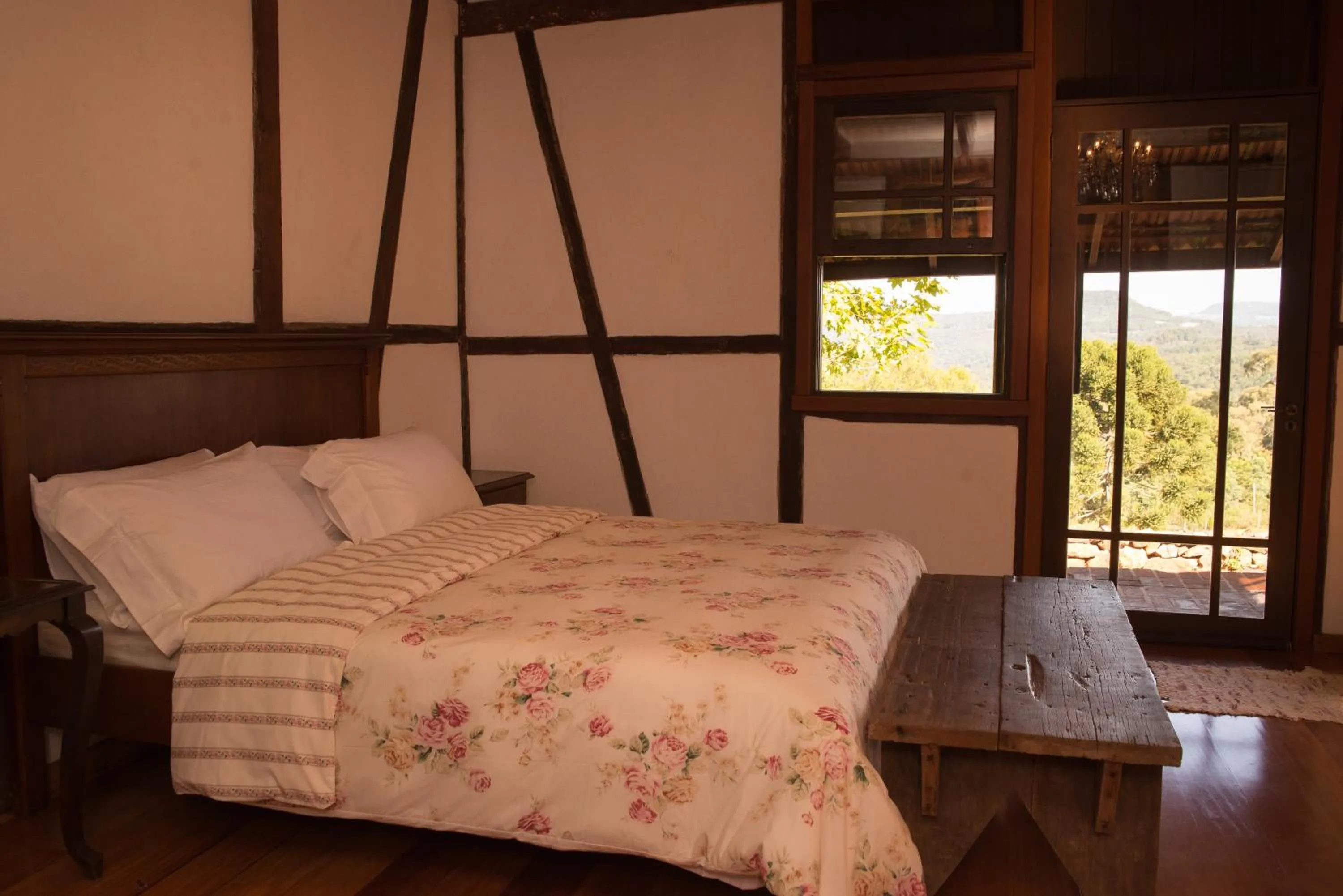 Bed in Pousada La Vista