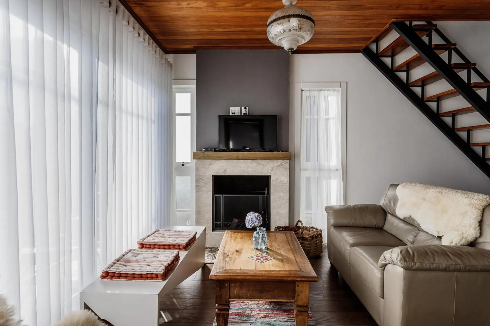 Seating area in Pousada La Vista