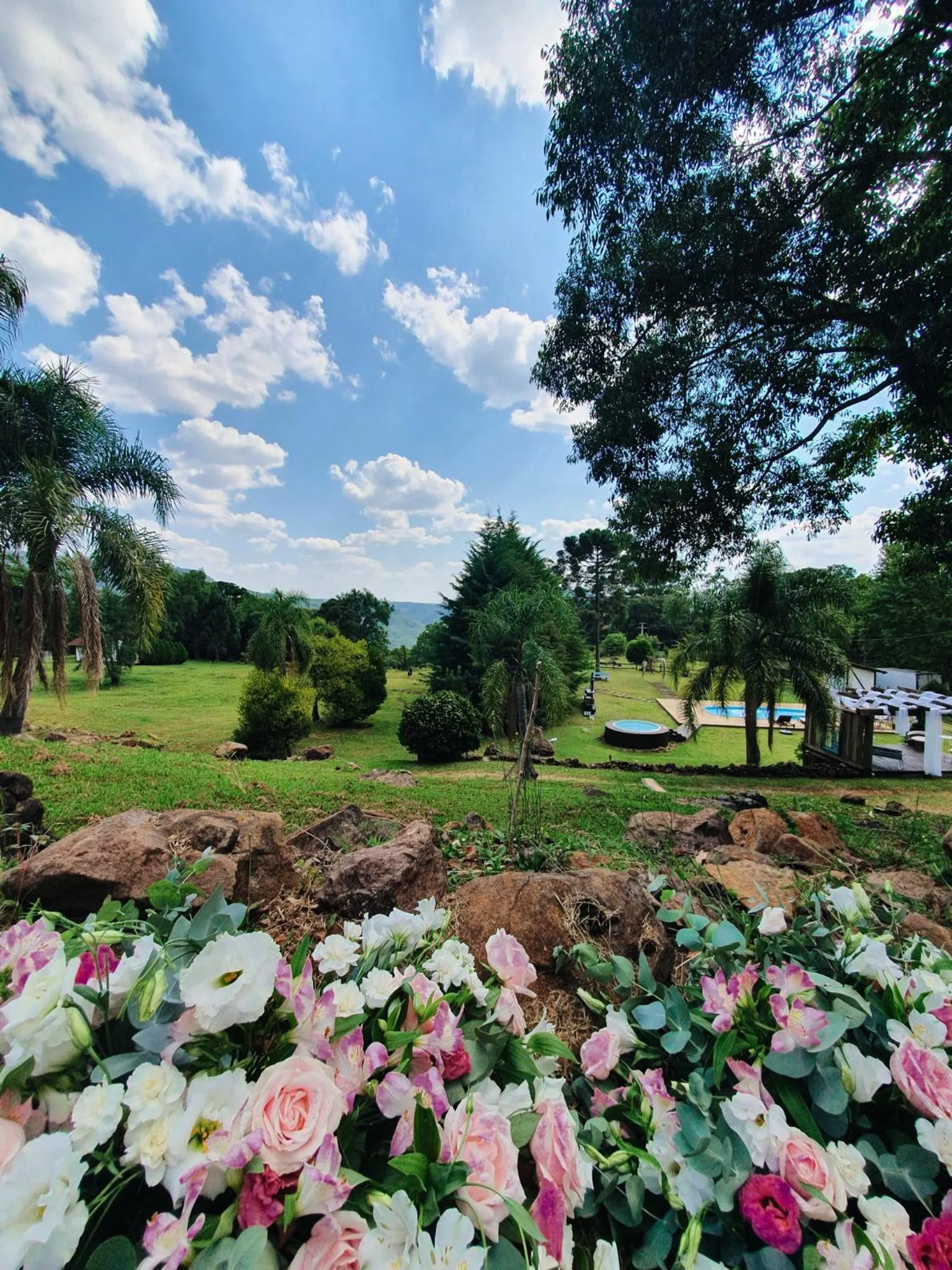 Garden in Pousada La Vista