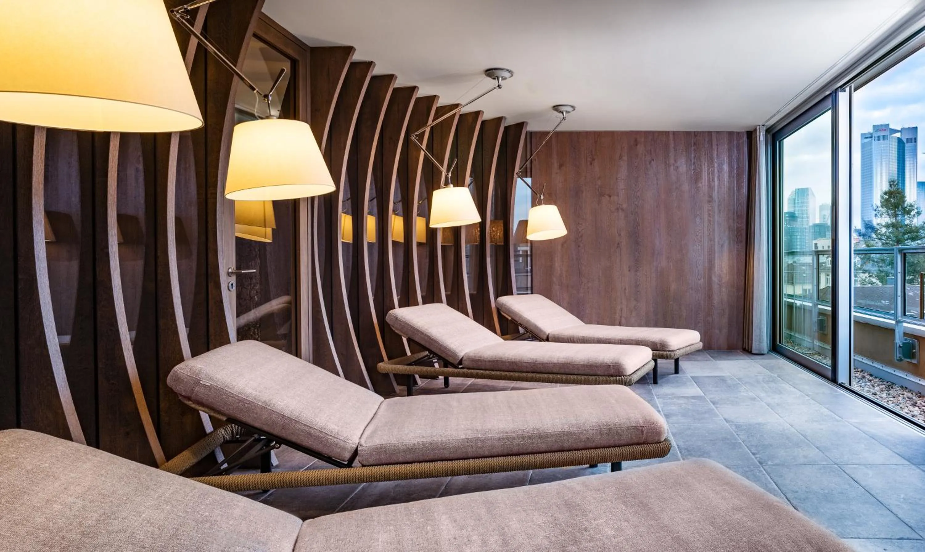 Sauna in SAKS Urban Design Hotel Frankfurt