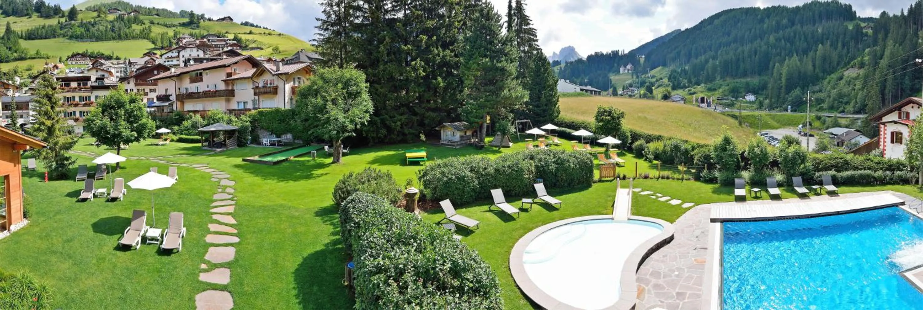 Bird's eye view in Residence Comploj