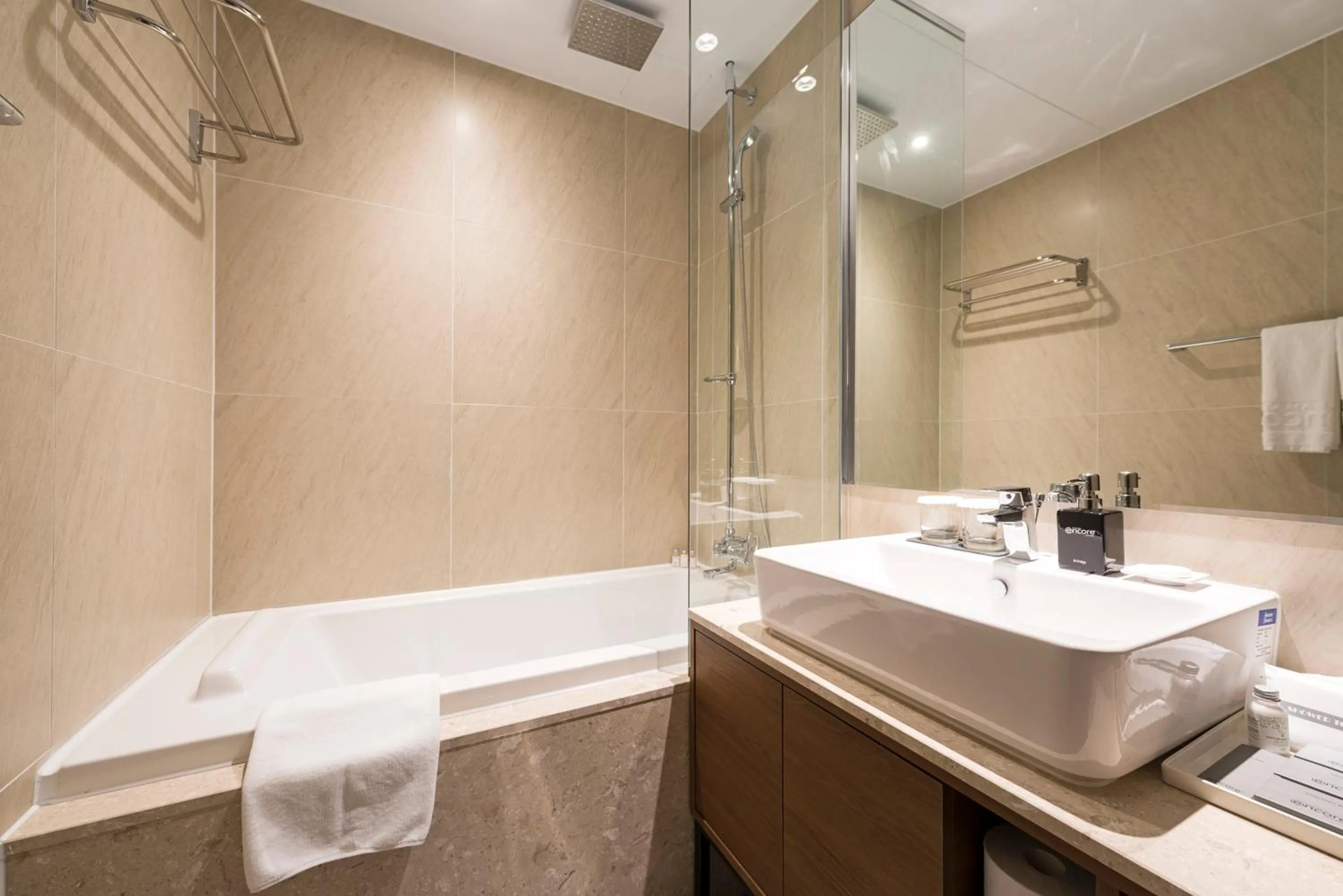 Bathroom in Ramada Encore by Wyndham Busan Haeundae