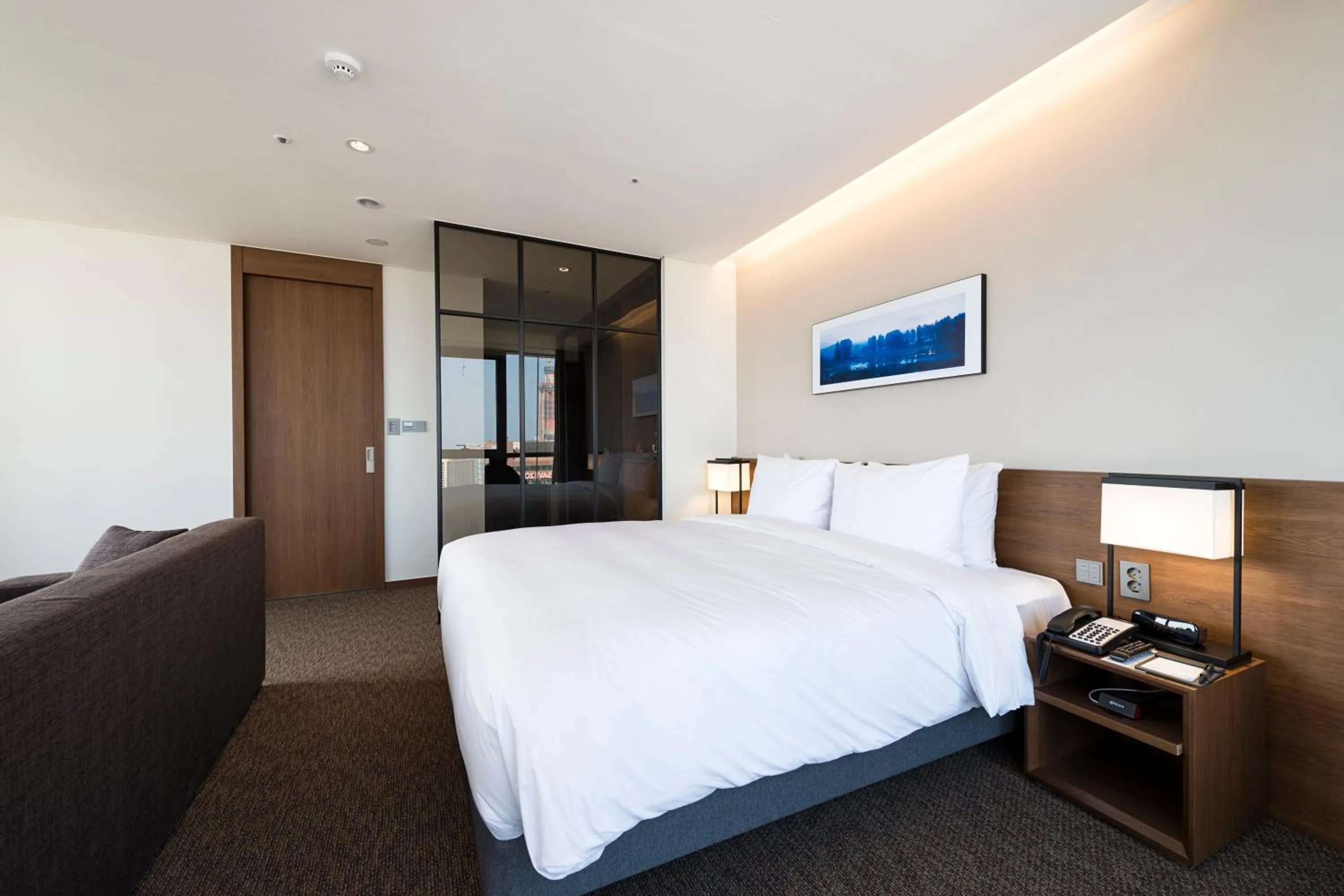 Bed in Ramada Encore by Wyndham Busan Haeundae