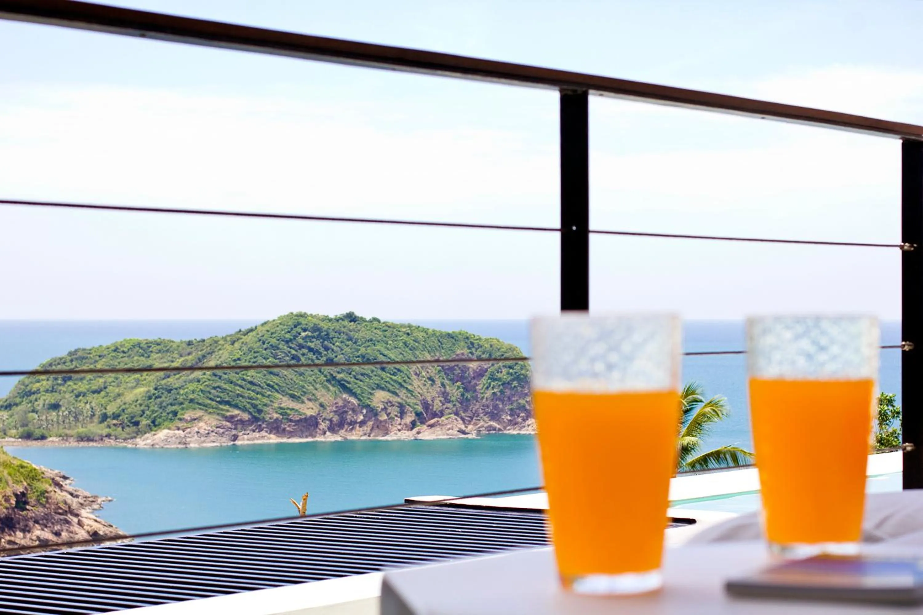 Balcony/Terrace in Luxury Sea and Sunset View 4BR 4BA Pool Villa